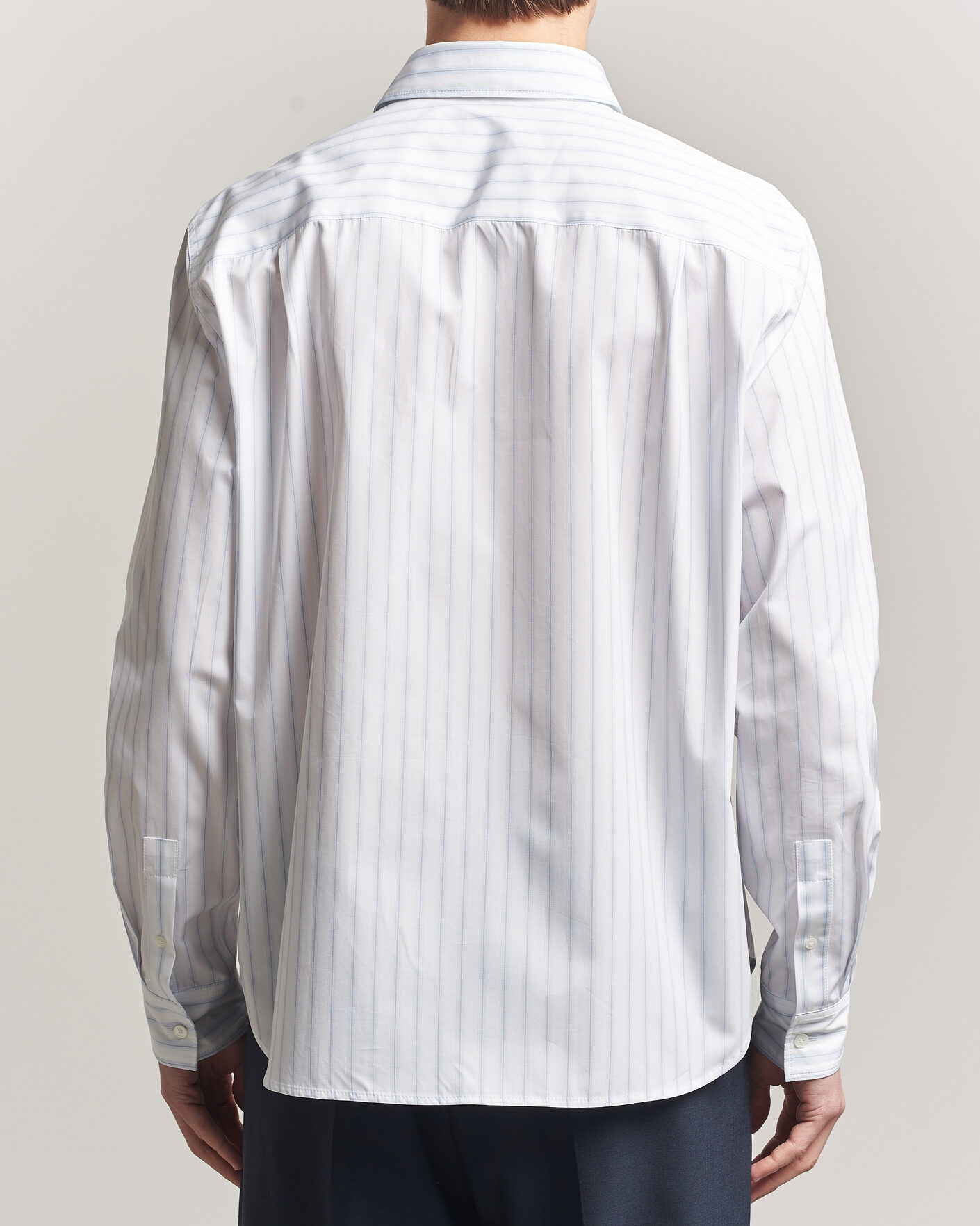 Heren | Overhemden | Maison Kitsuné | Casual Striped Shirt Blue/White