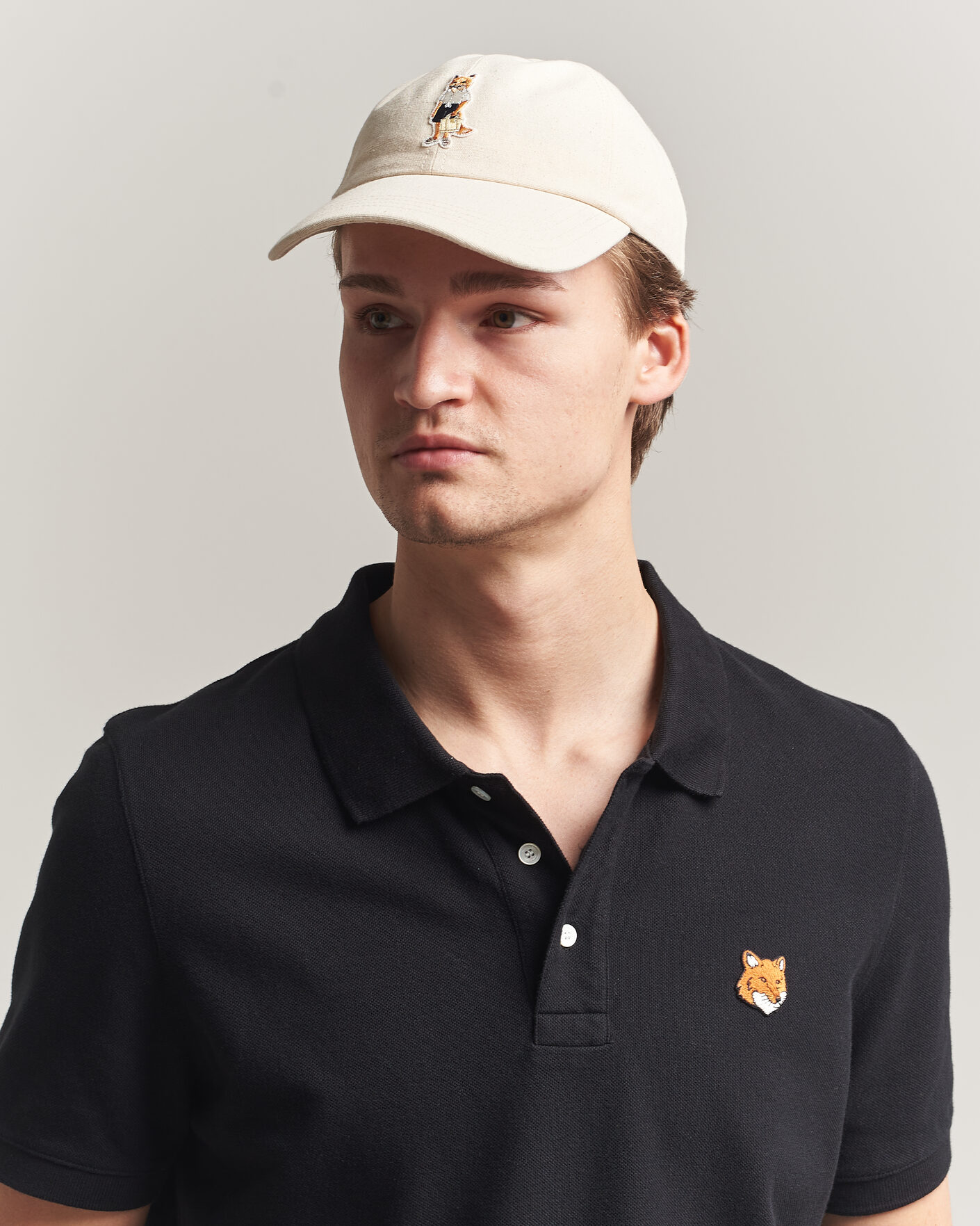 Heren | Hoeden en petten | Maison Kitsuné | Dressed Fox Cap Noble Beige