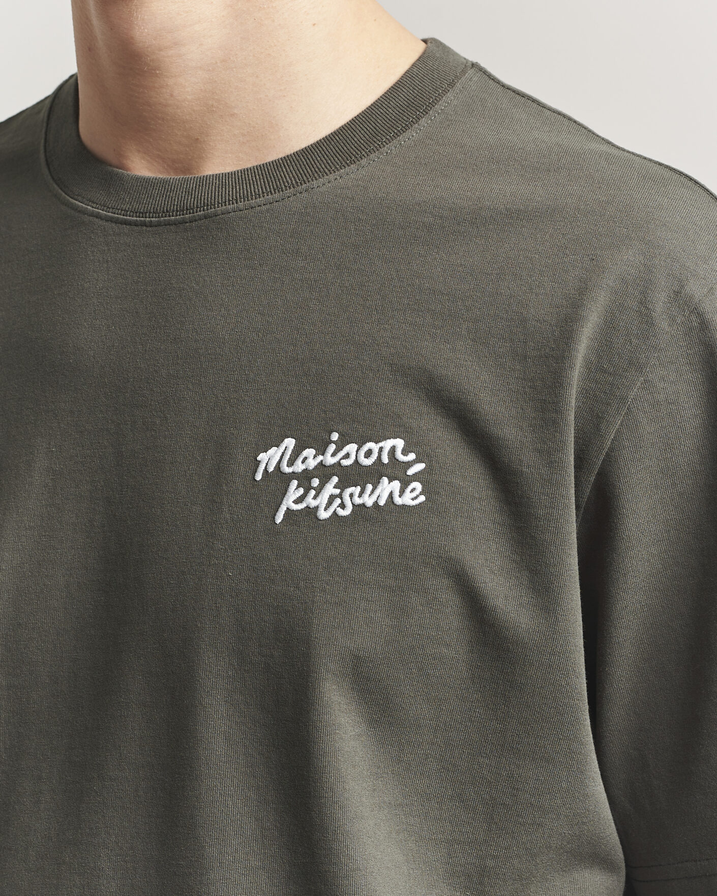 Heren | T-shirts | Maison Kitsuné | Handwriting T-Shirt Beluga