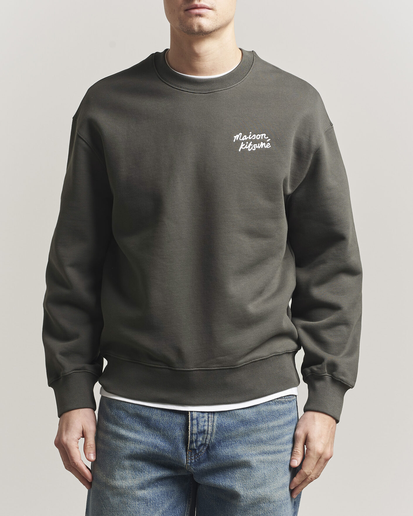 Heren | Truien | Maison Kitsuné | Handwriting Sweatshirt Beluga