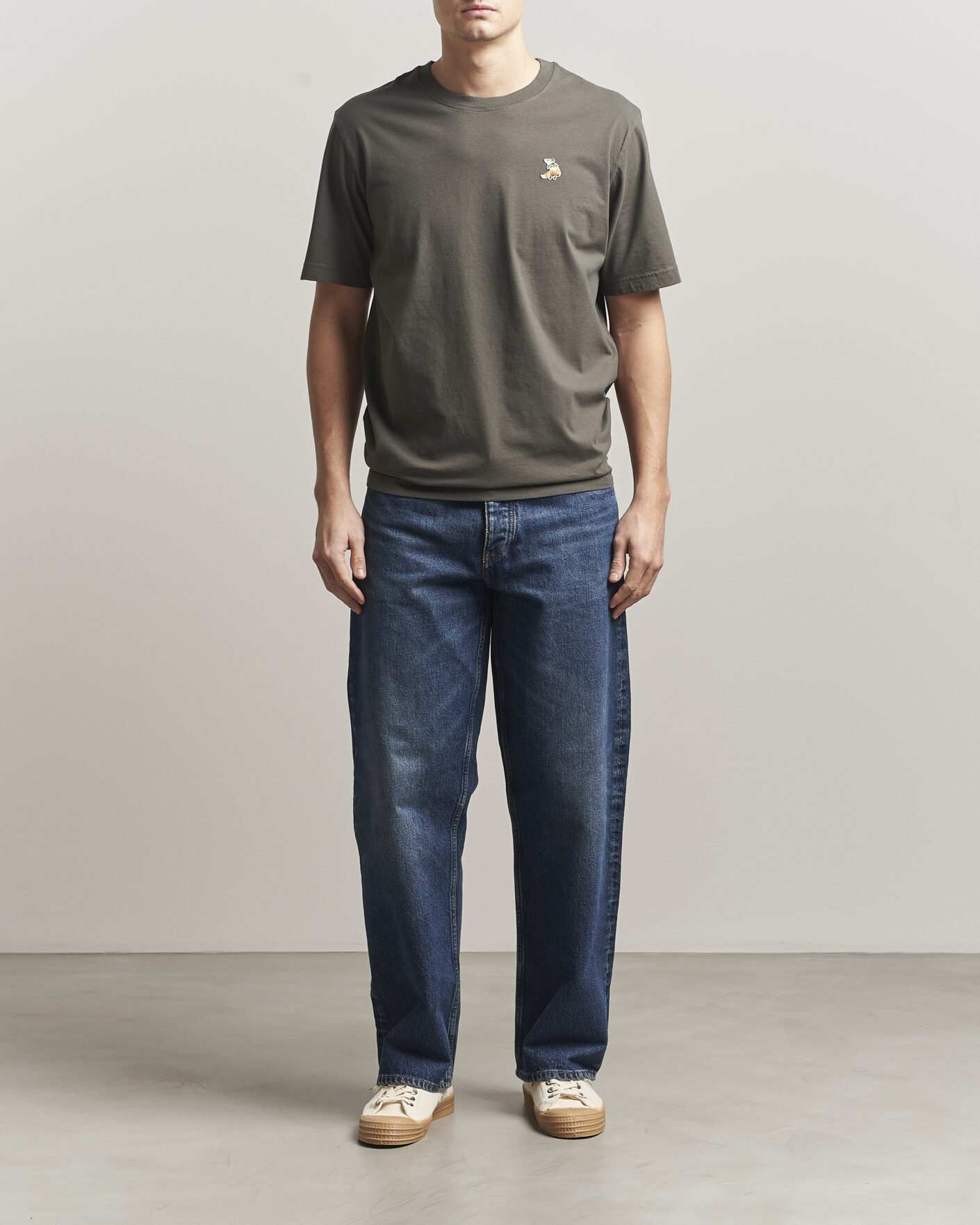 Heren | T-shirts | Maison Kitsuné | Dreaming Fox T-Shirt Beluga