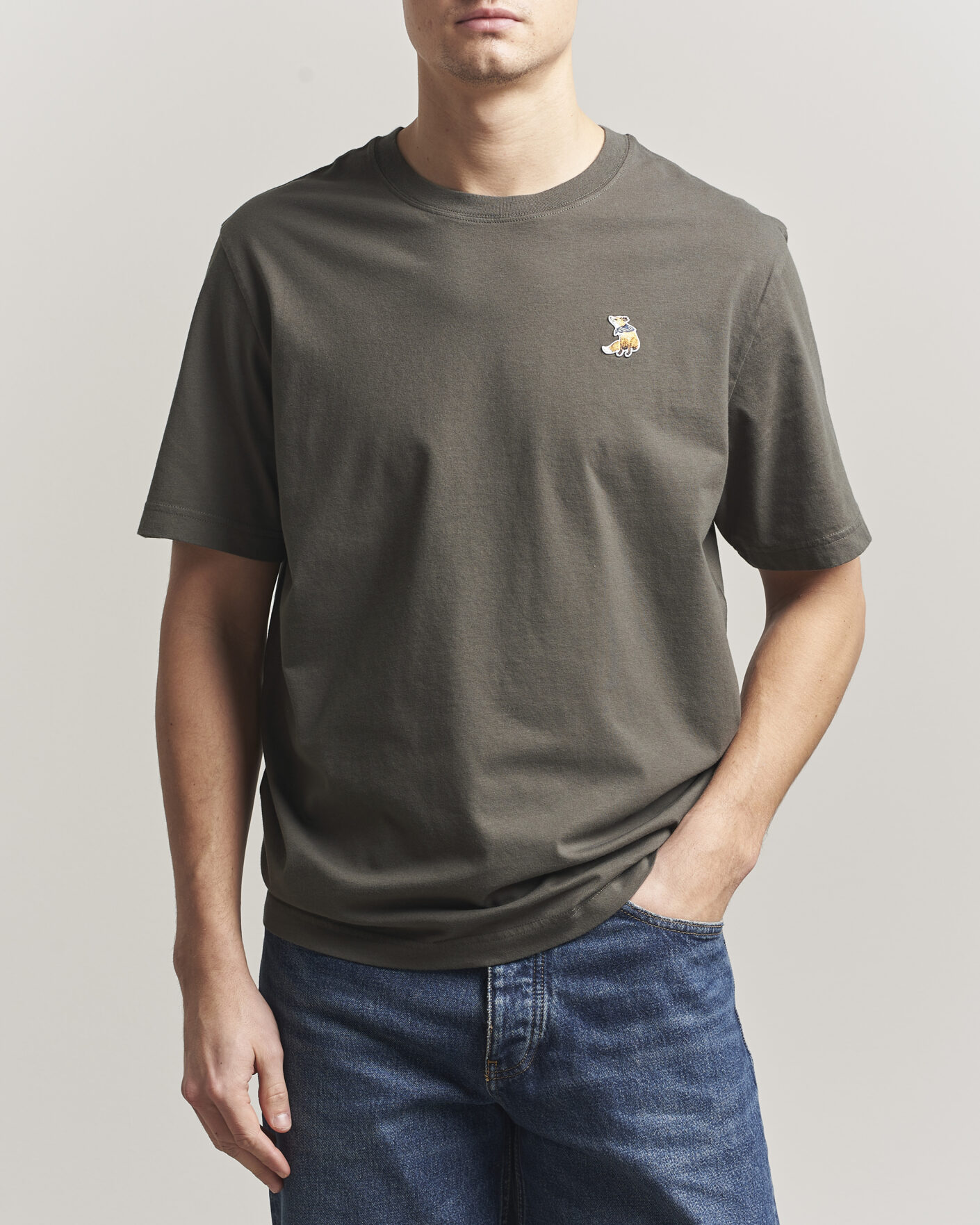 Heren | T-shirts | Maison Kitsuné | Dreaming Fox T-Shirt Beluga