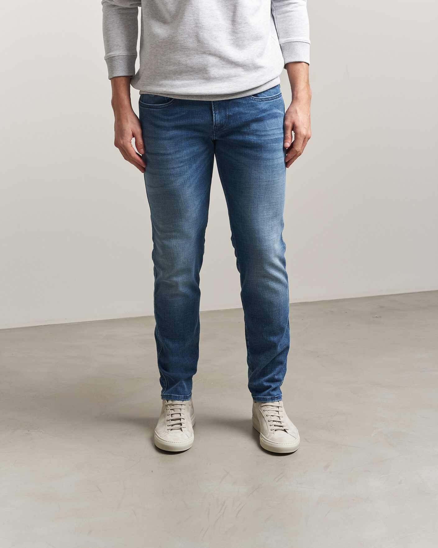 Heren | Sneakers | Common Projects | Original Achilles Suede Sneaker Light Grey