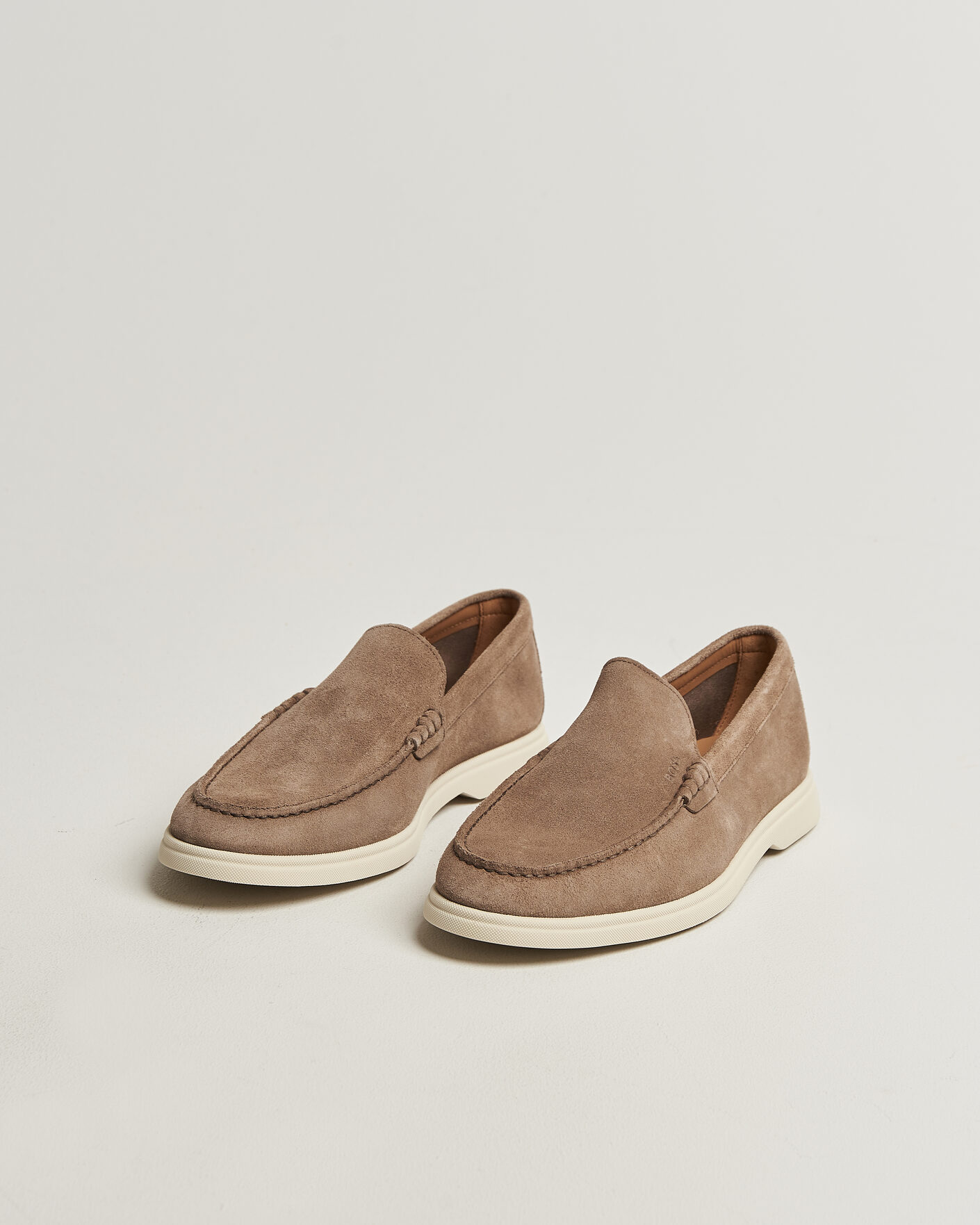 Heren | Instappers | BOSS BLACK | Sienne Suede Loafer Medium Beige