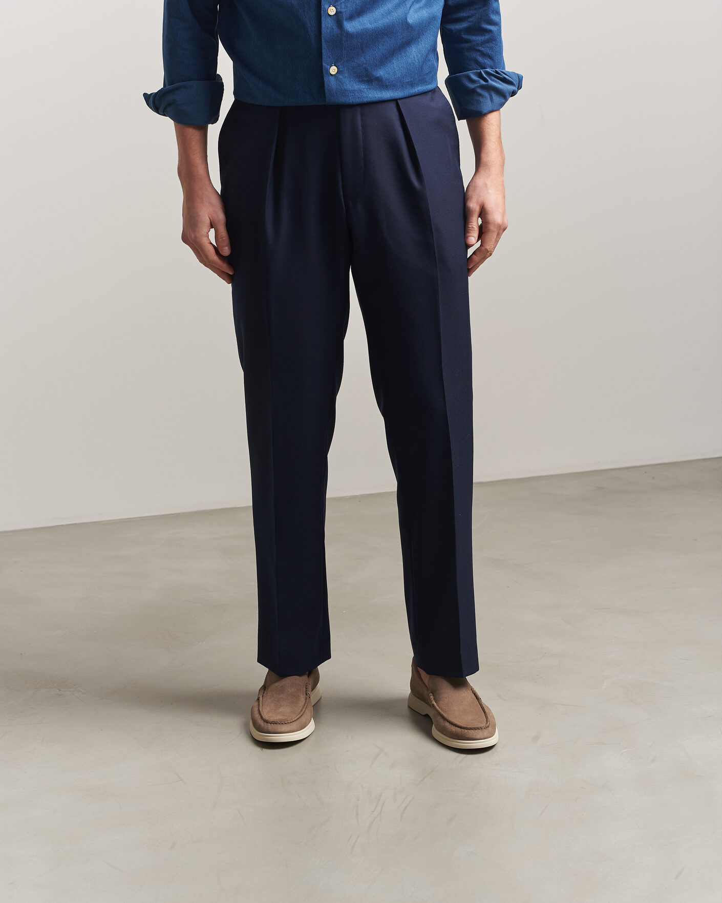 Heren | Instappers | BOSS BLACK | Sienne Suede Loafer Medium Beige