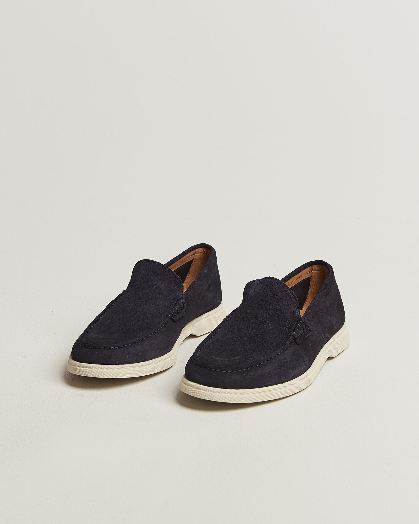 Heren | Instappers | BOSS BLACK | Sienne Suede Loafer Dark Blue