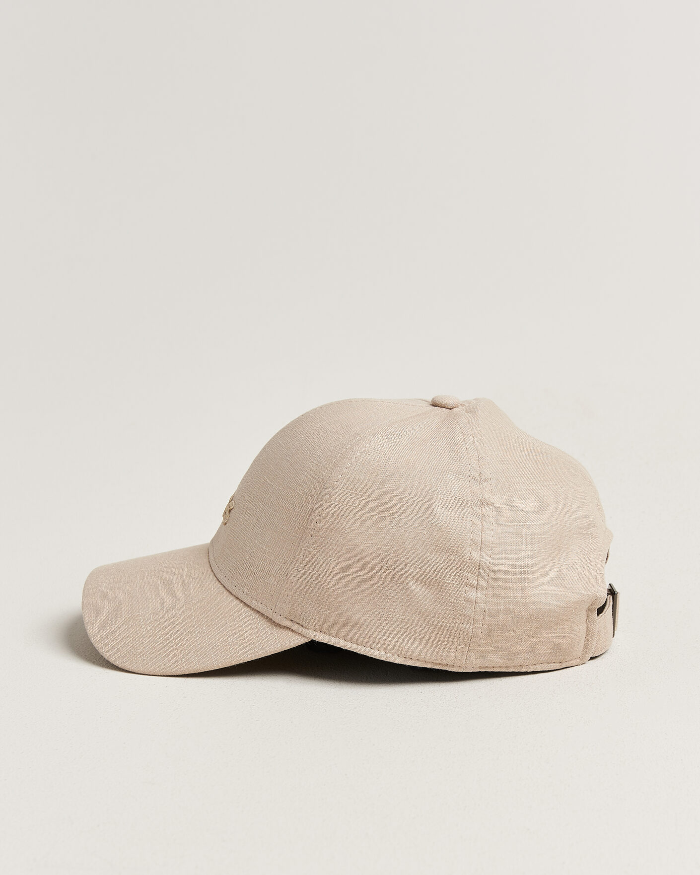 Heren | Hoeden en petten | BOSS BLACK | Zed Linen Cap Open Beige