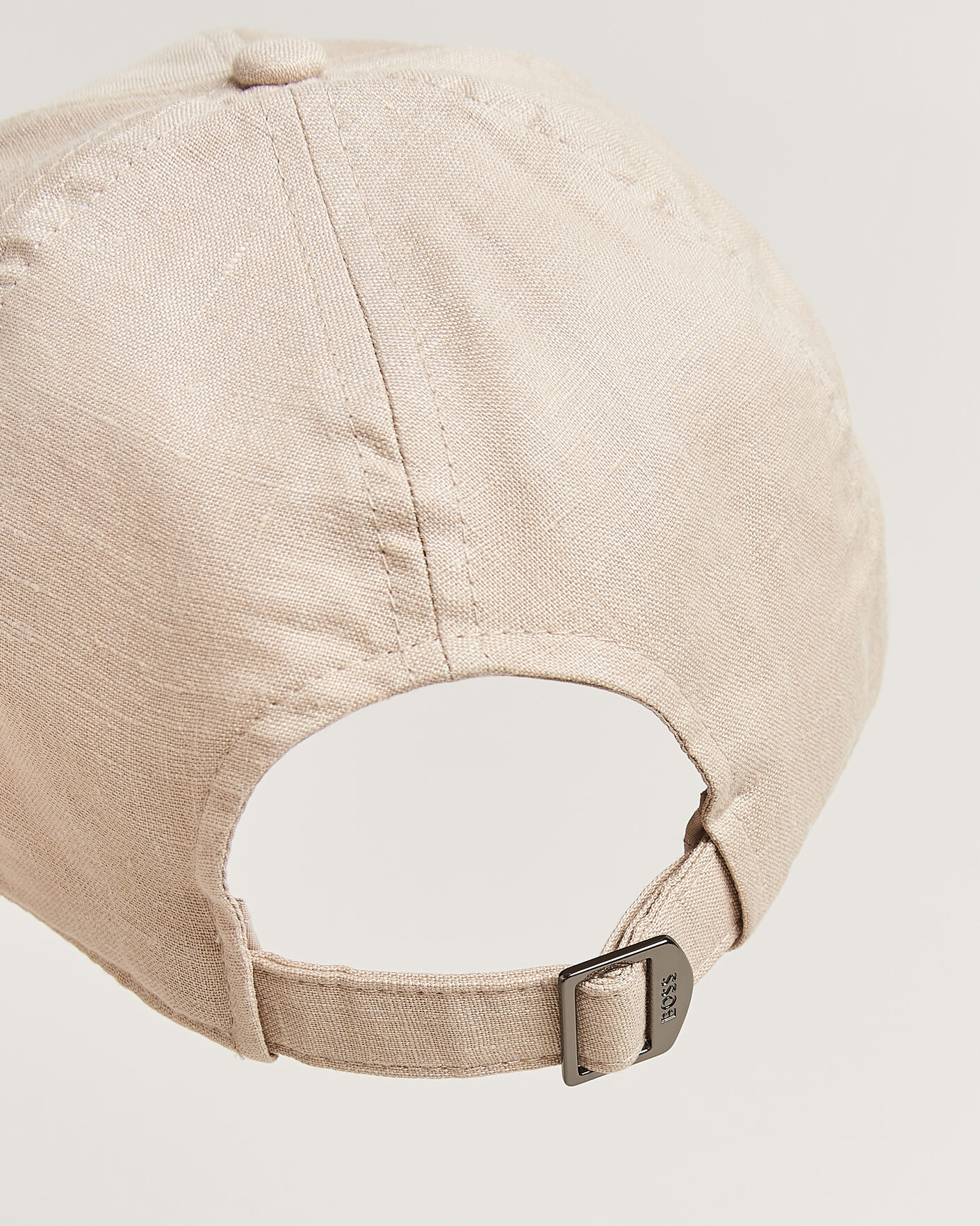 Heren | Hoeden en petten | BOSS BLACK | Zed Linen Cap Open Beige