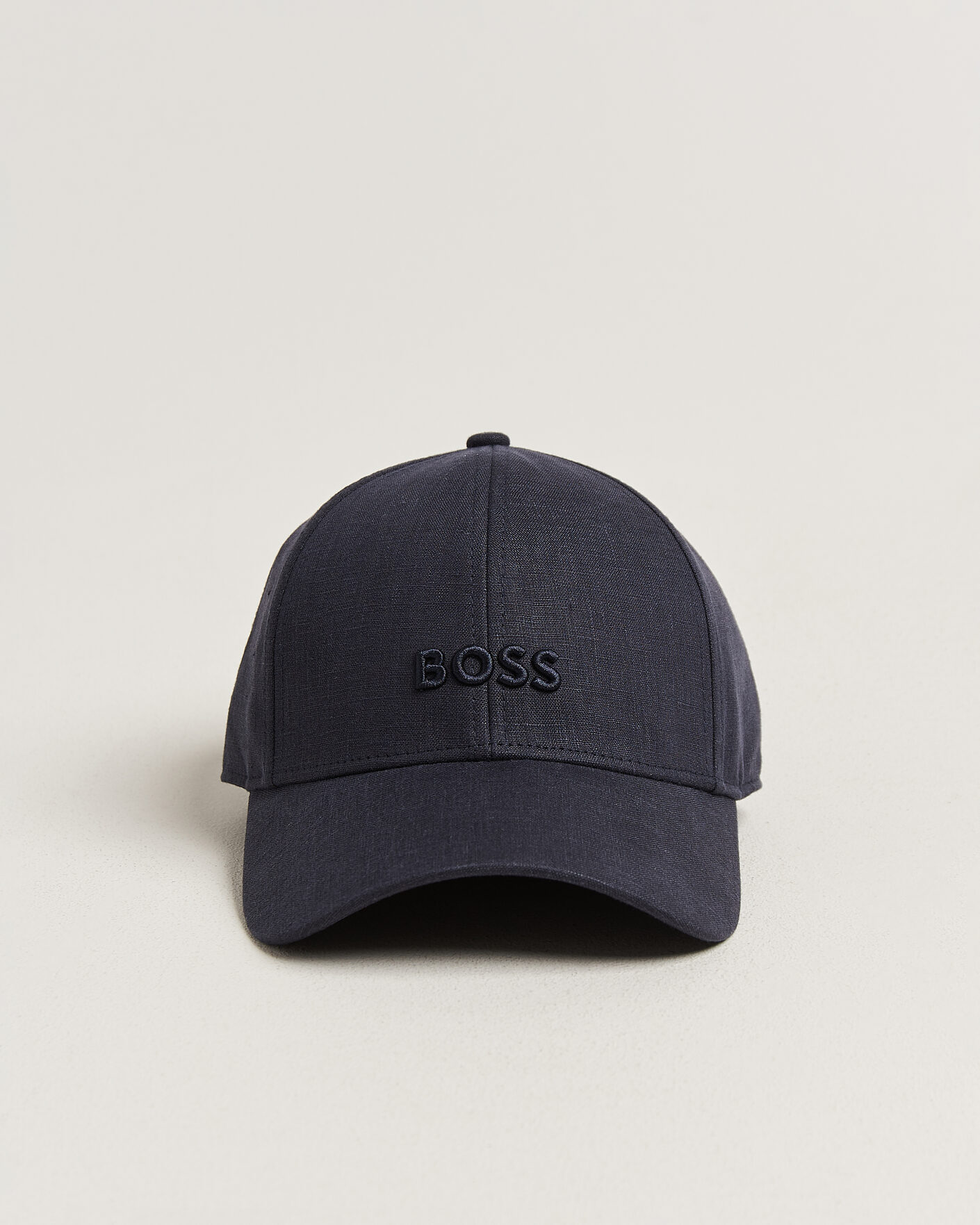 Heren | Hoeden en petten | BOSS BLACK | Zed Linen Cap Dark Blue
