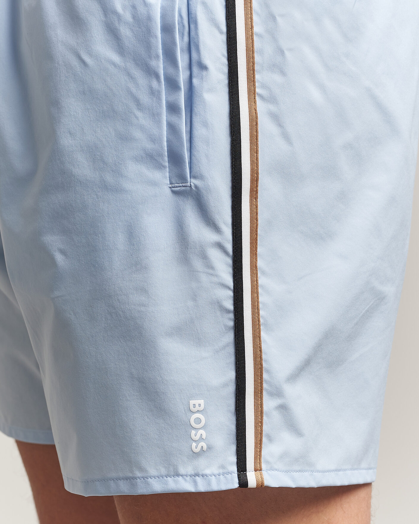 Heren | Zwembroek | BOSS BLACK | Iconic Swimshorts Light Blue