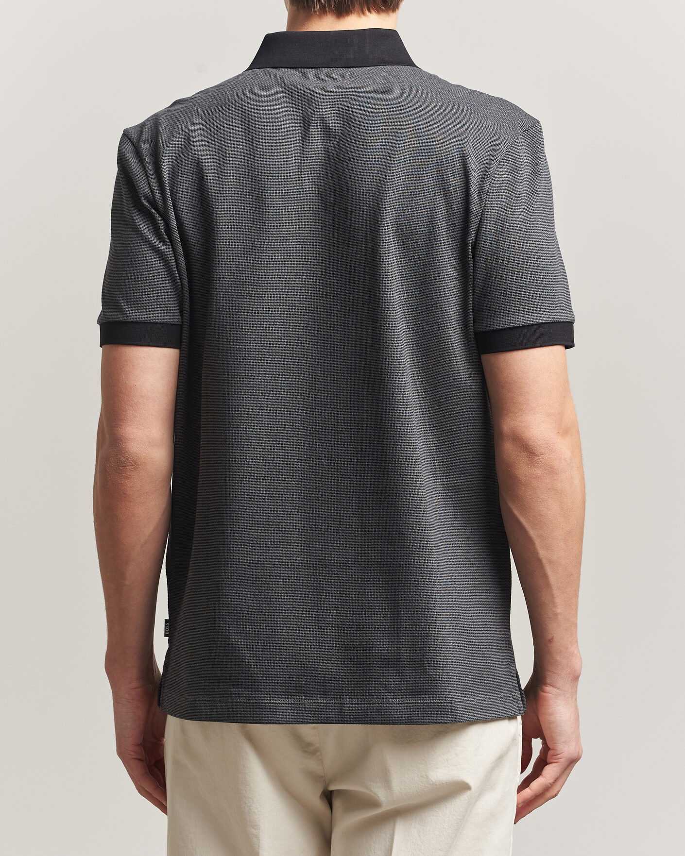 Heren | Polo's | BOSS BLACK | Parlay Jersey Polo Black