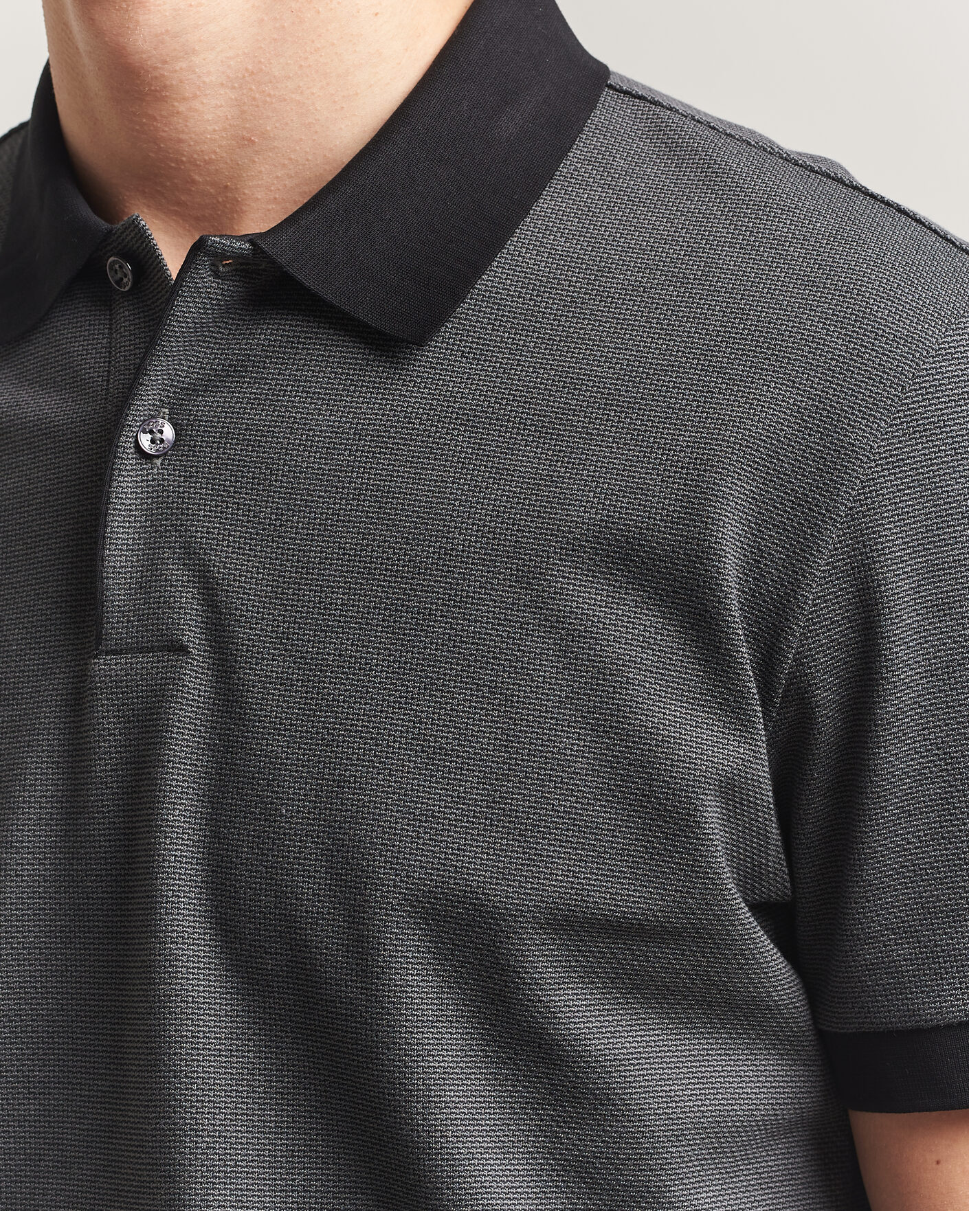 Heren | Polo's | BOSS BLACK | Parlay Jersey Polo Black
