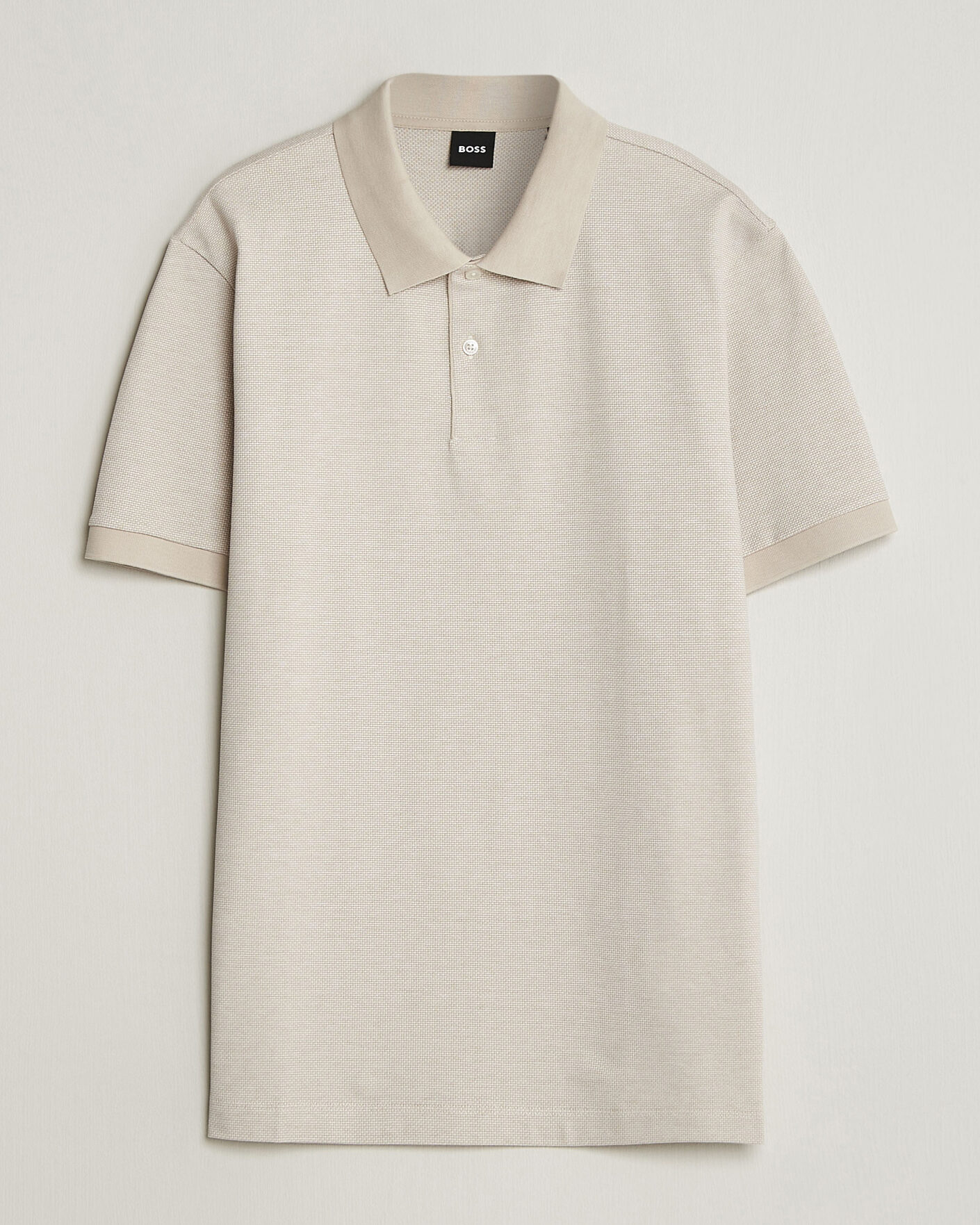 Heren | Polo's | BOSS BLACK | Parlay Jersey Polo Open Beige