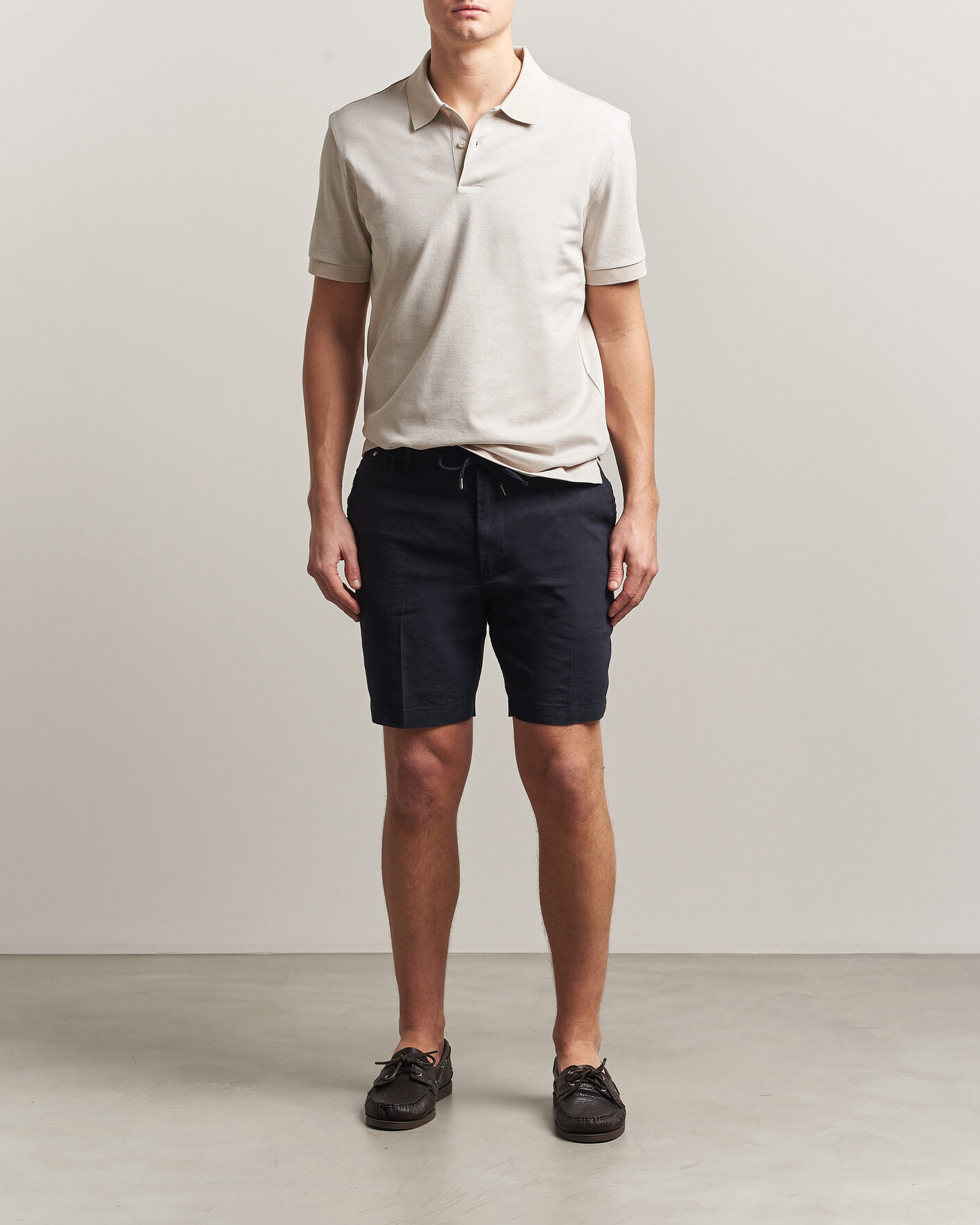 Heren | Polo's | BOSS BLACK | Parlay Jersey Polo Open Beige