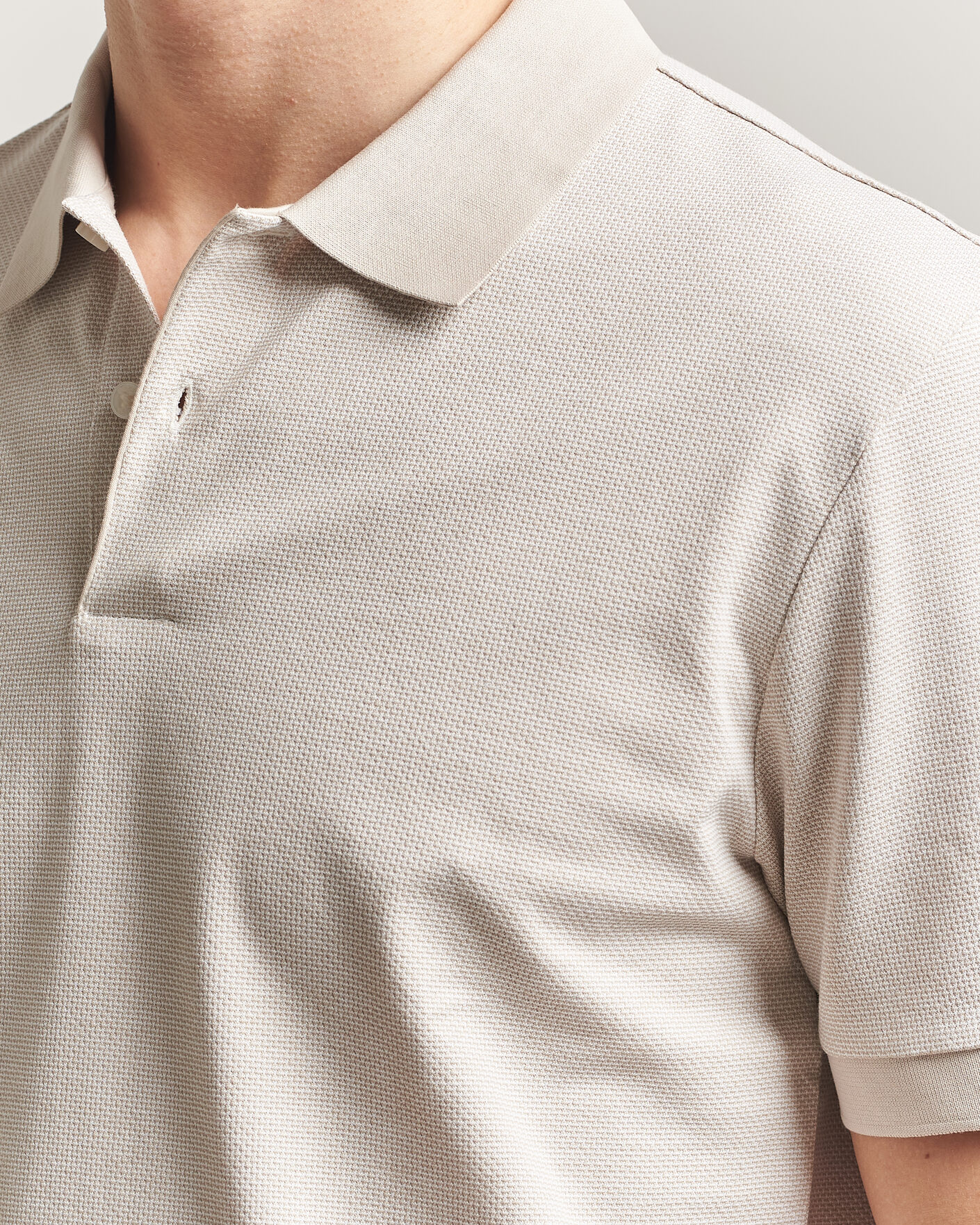 Heren | Polo's | BOSS BLACK | Parlay Jersey Polo Open Beige