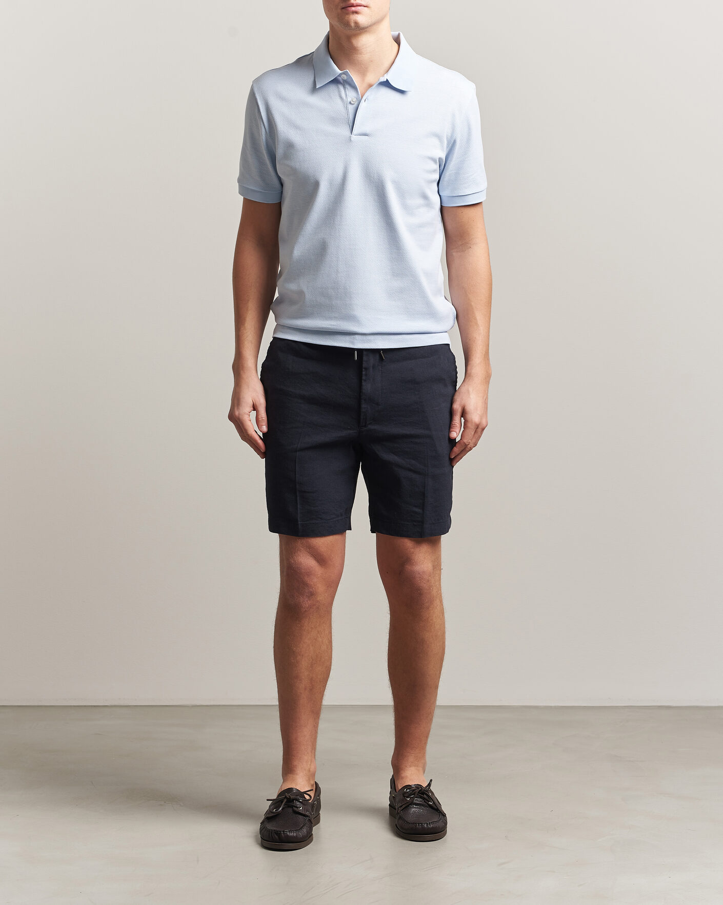 Heren | Polo's | BOSS BLACK | Parlay Jersey Polo Light Blue