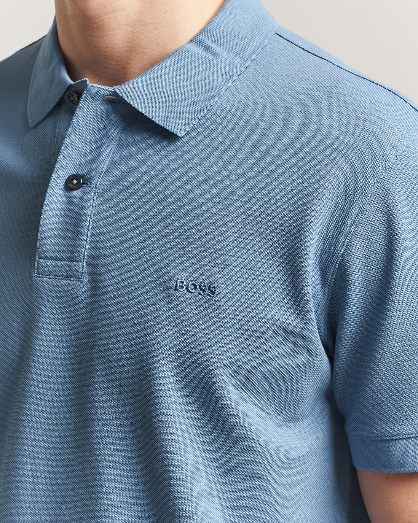 Heren | Polo's | BOSS BLACK | Pallas Polo Light Blue