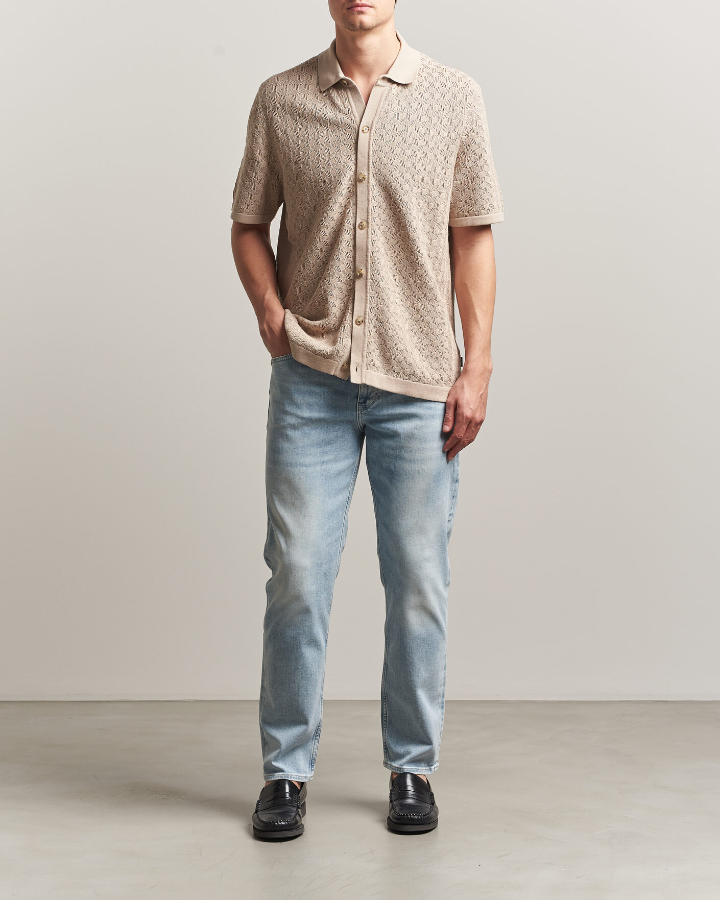 Heren | Jeans | BOSS BLACK | Ogden Jeans Light Blue