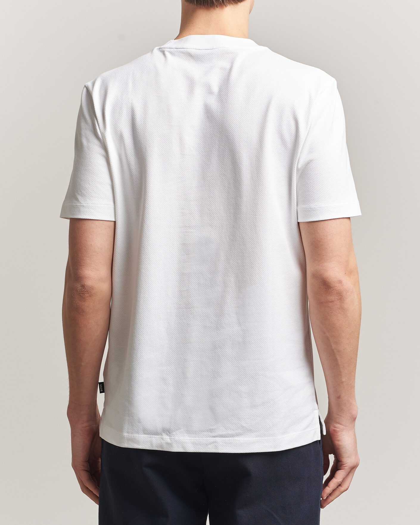 Heren | T-shirts | BOSS BLACK | Thompson Structured T-Shirt White
