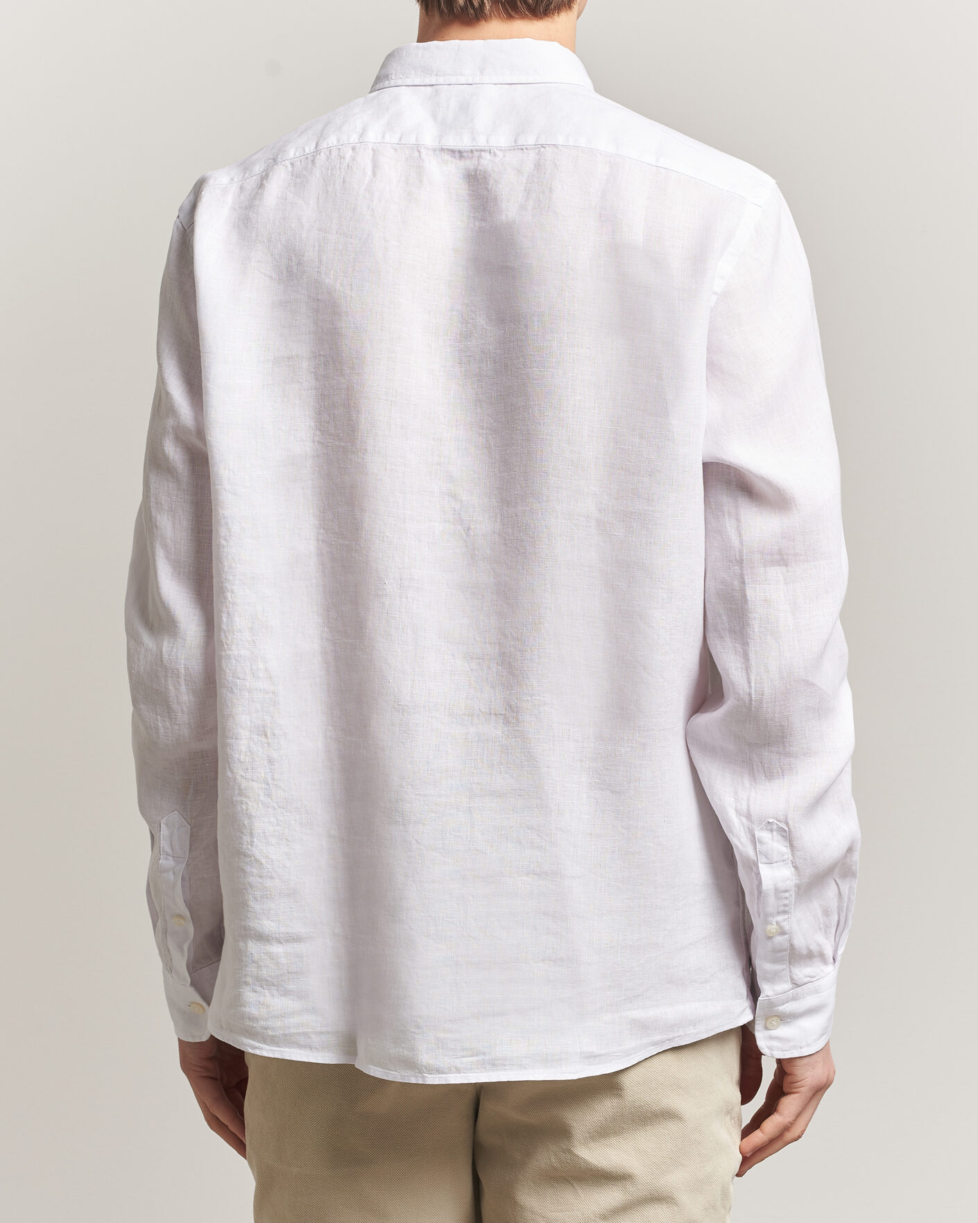 Heren | Overhemden | BOSS BLACK | Liam Linen Shirt White