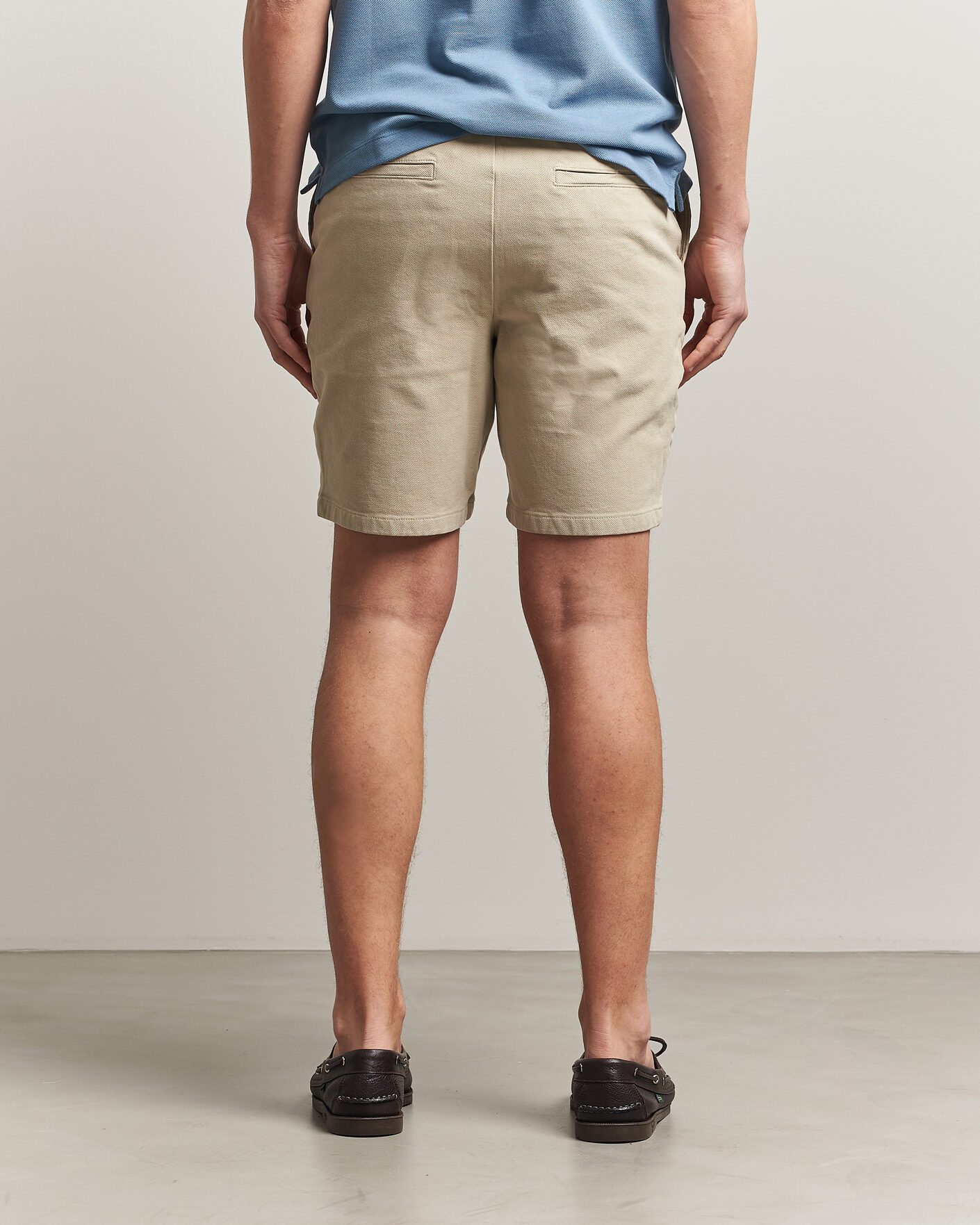 Heren | Korte broek | BOSS BLACK | Kane Cotton Chino Shorts Open Beige
