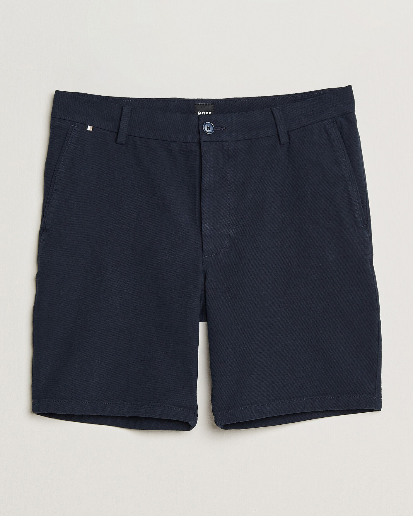 Heren | Korte broek | BOSS BLACK | Kane Cotton Chino Shorts Dark Blue