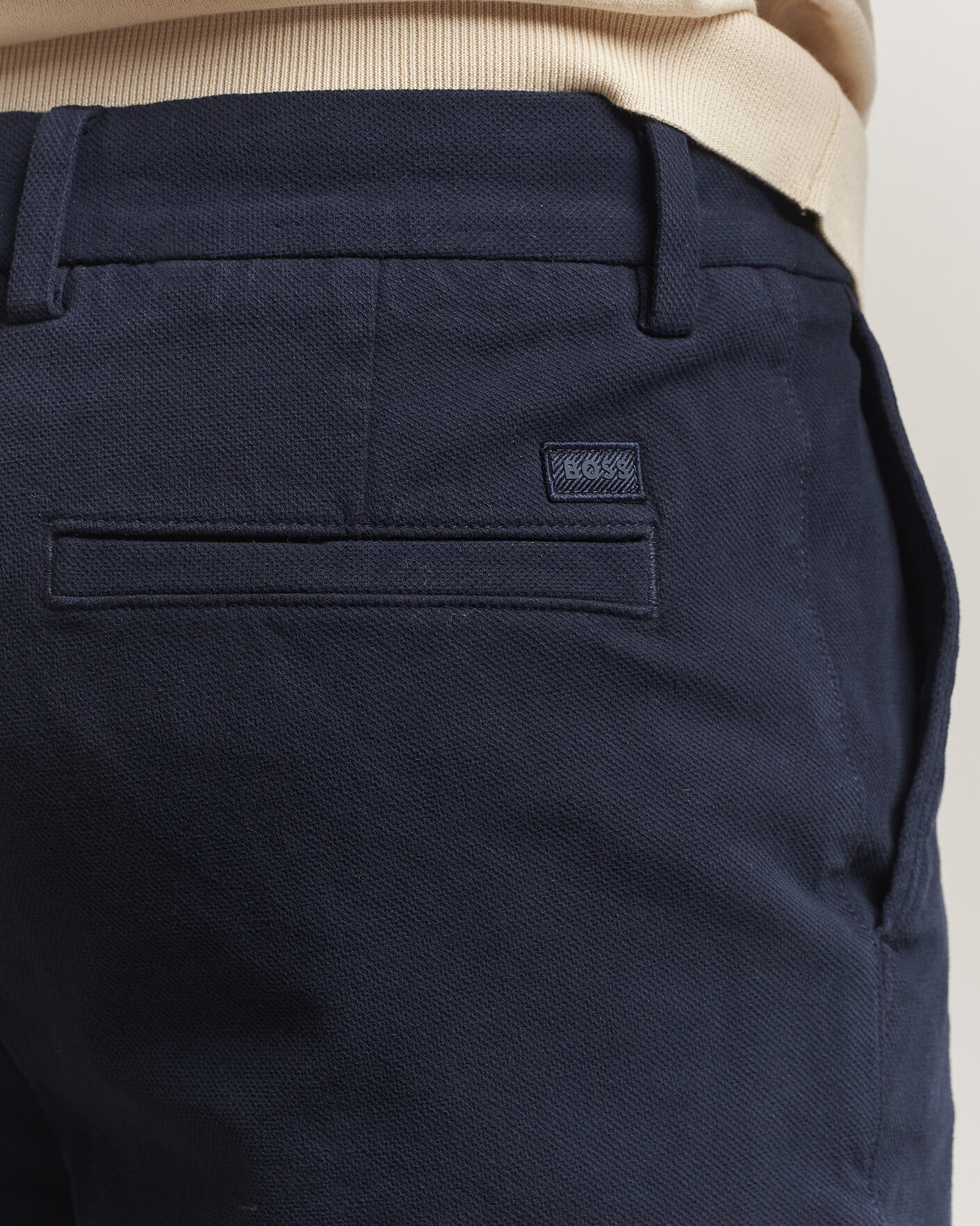 Heren | Korte broek | BOSS BLACK | Kane Cotton Chino Shorts Dark Blue