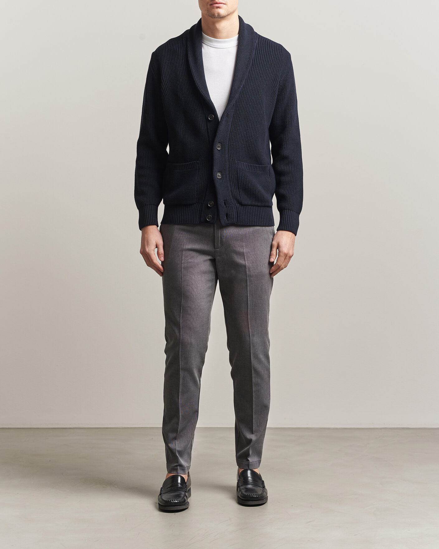 Heren | Broeken | BOSS BLACK | Kaiton Structured Chinos Black