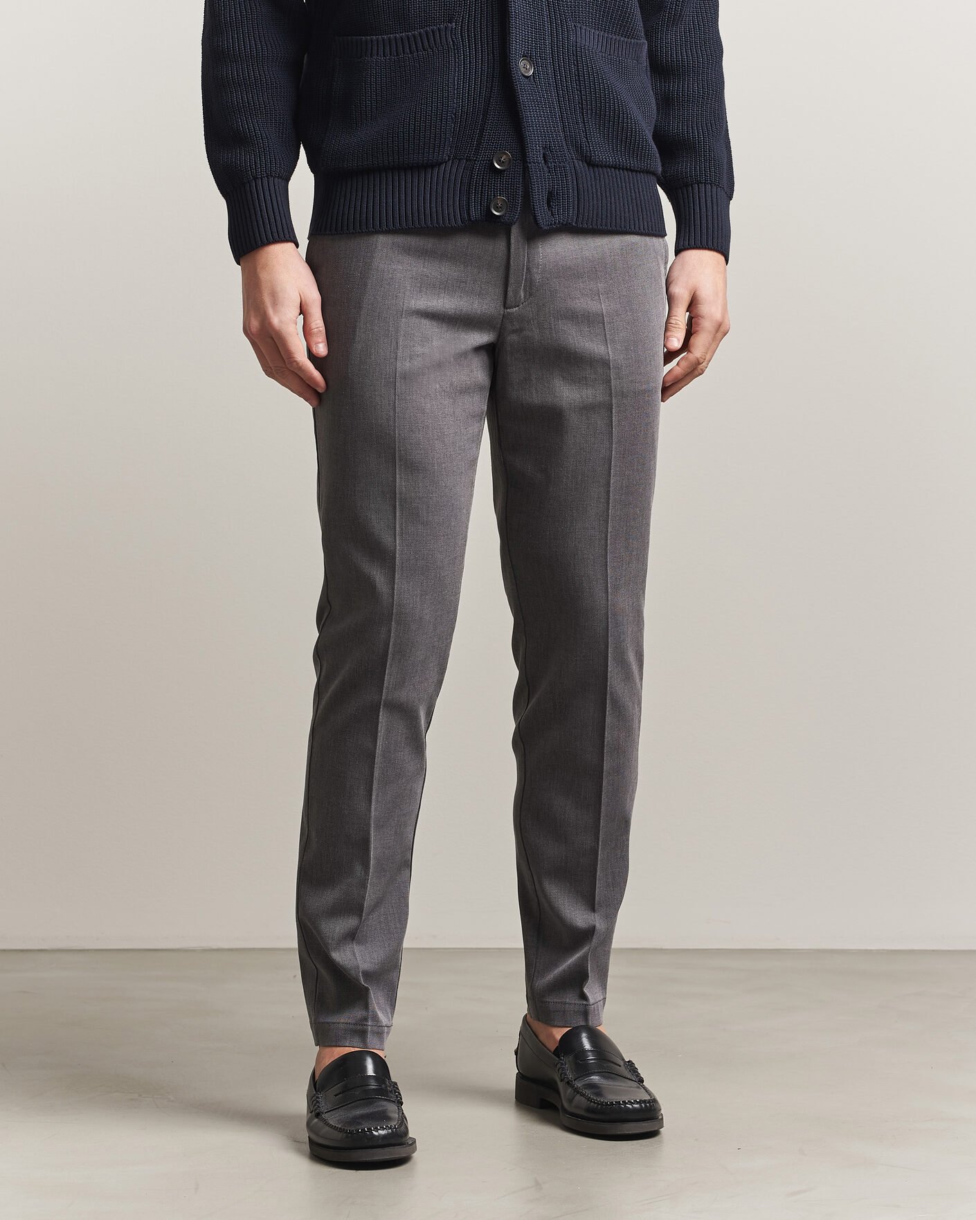 Heren | Broeken | BOSS BLACK | Kaiton Structured Chinos Black