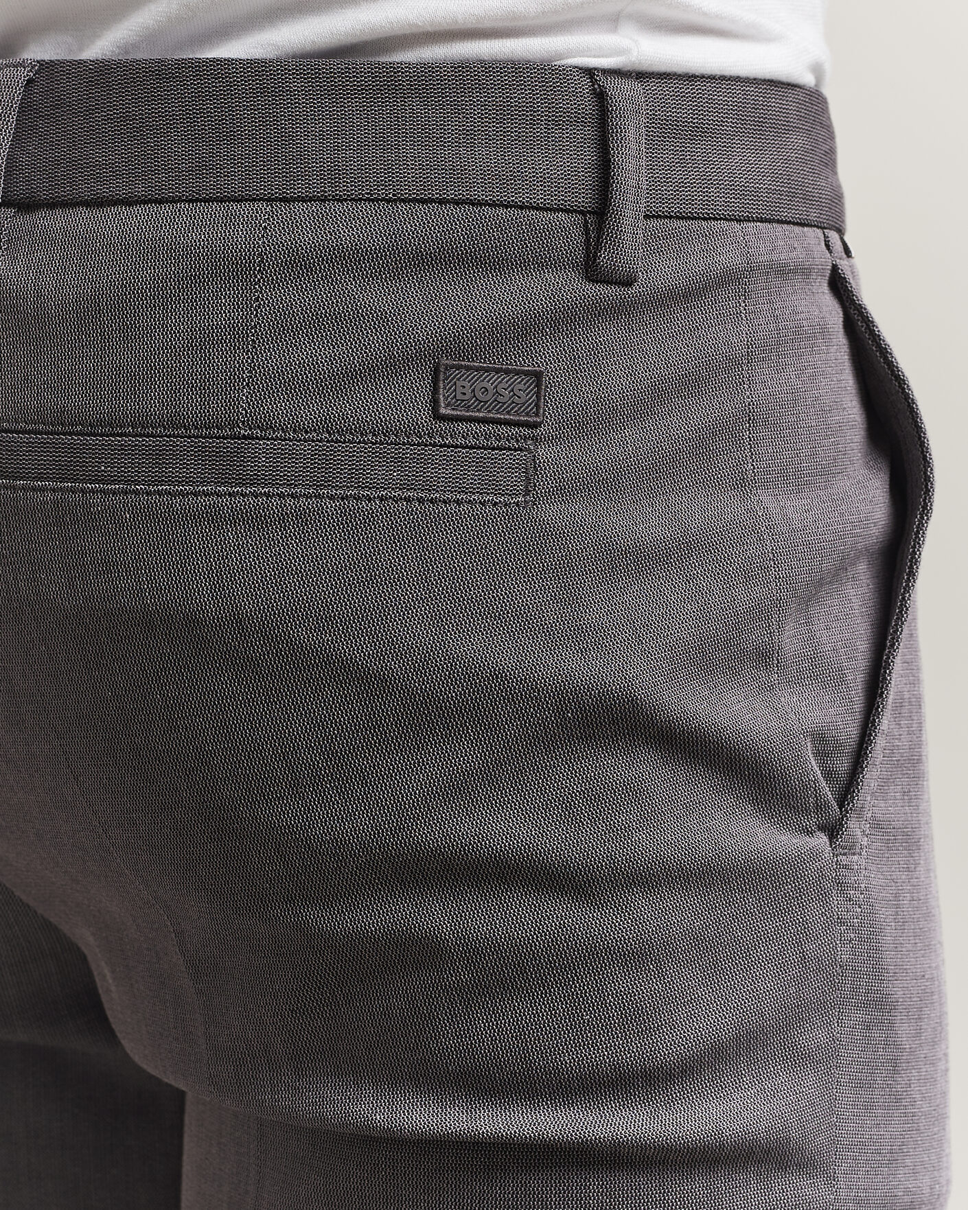 Heren | Broeken | BOSS BLACK | Kaiton Structured Chinos Black