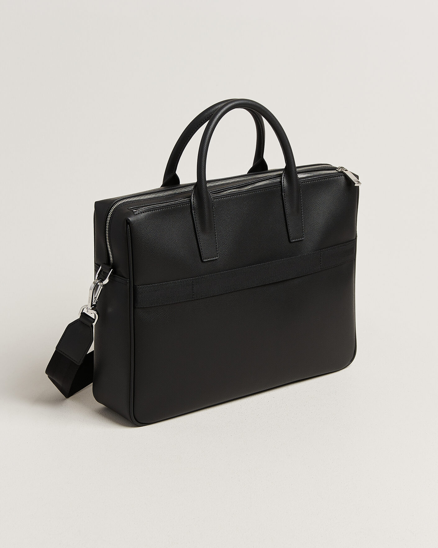 Heren | Tassen | BOSS BLACK | Daxter Leather Briefcase Black
