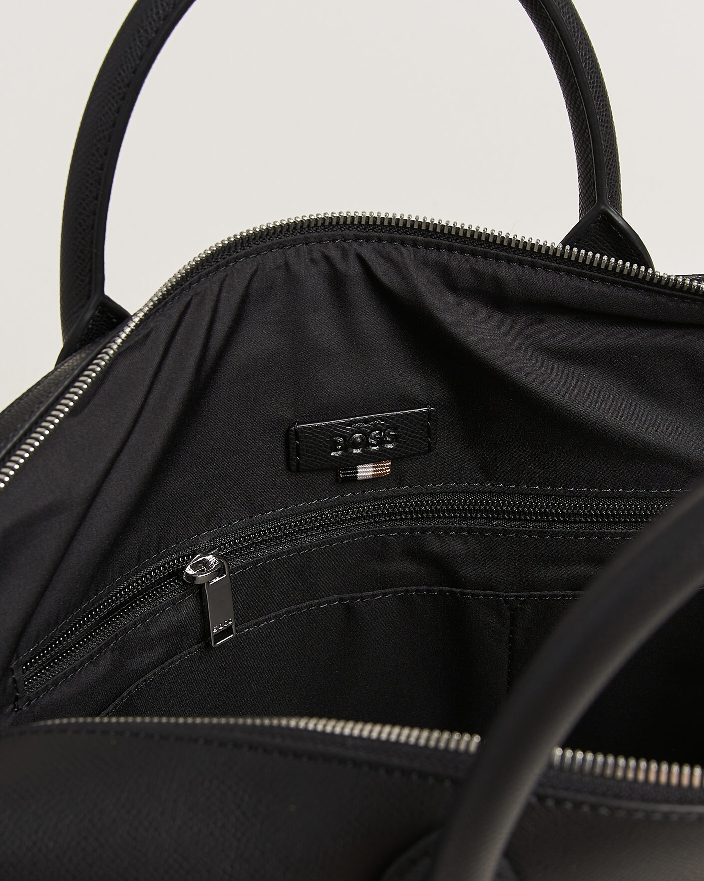 Heren | Tassen | BOSS BLACK | Daxter Leather Briefcase Black