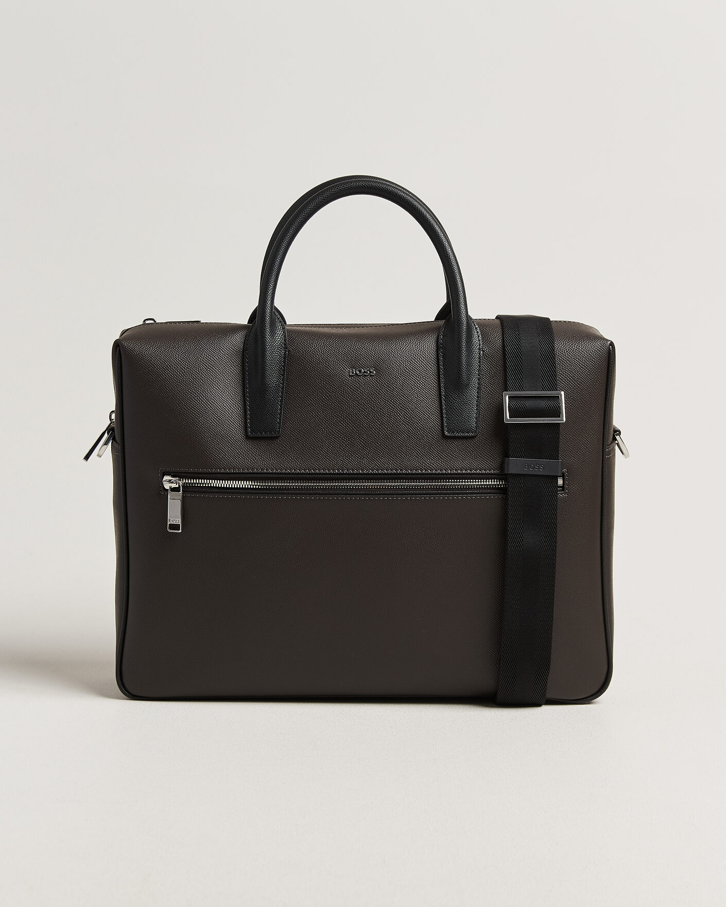 Heren | Tassen | BOSS BLACK | Daxter Leather Briefcase Dark Brown