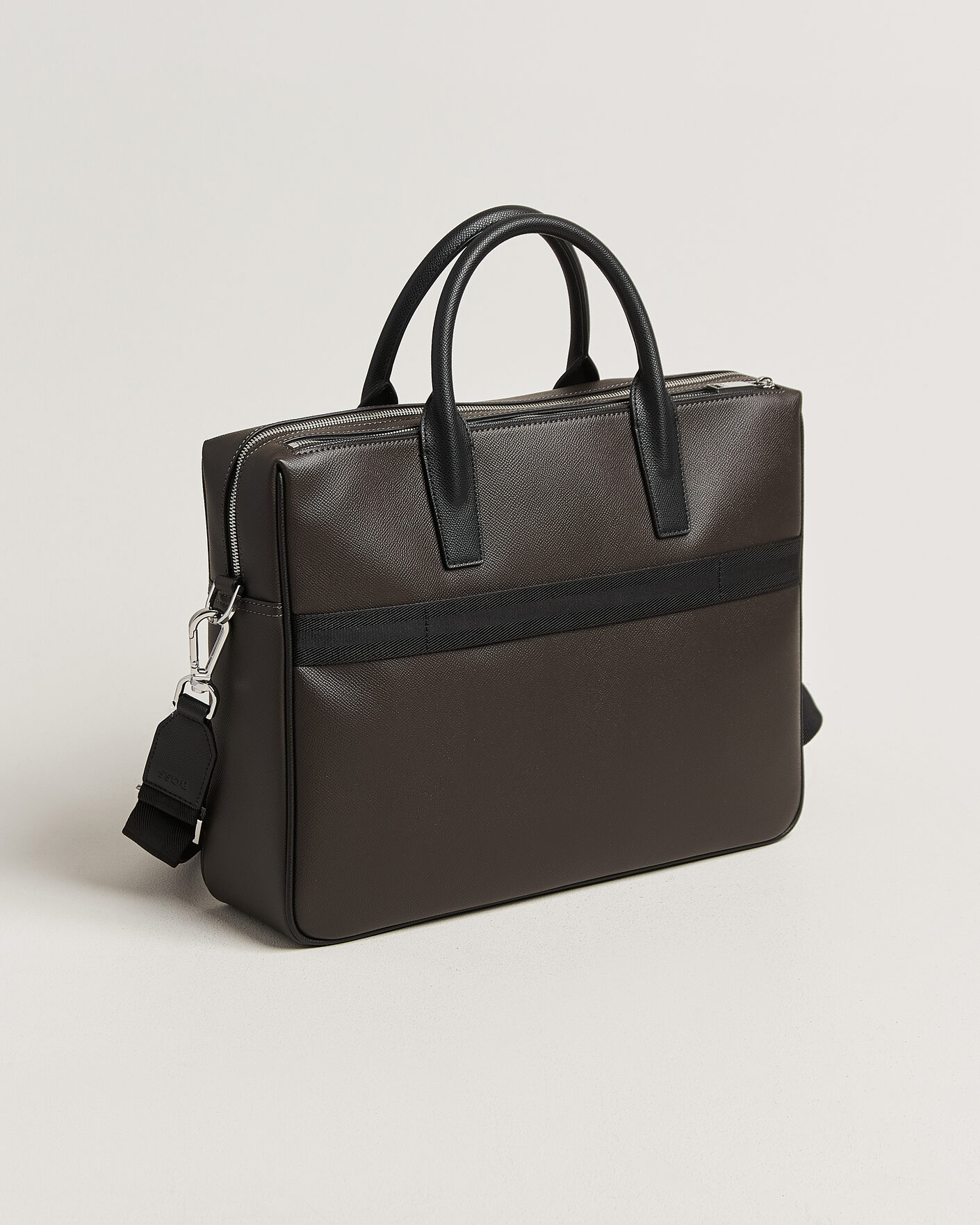 Heren | Tassen | BOSS BLACK | Daxter Leather Briefcase Dark Brown