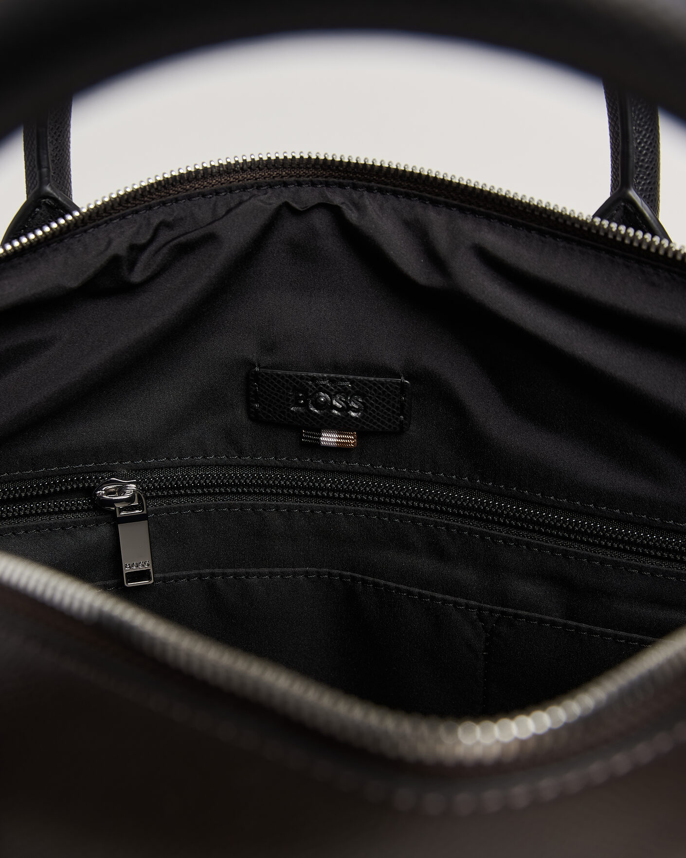 Heren | Tassen | BOSS BLACK | Daxter Leather Briefcase Dark Brown