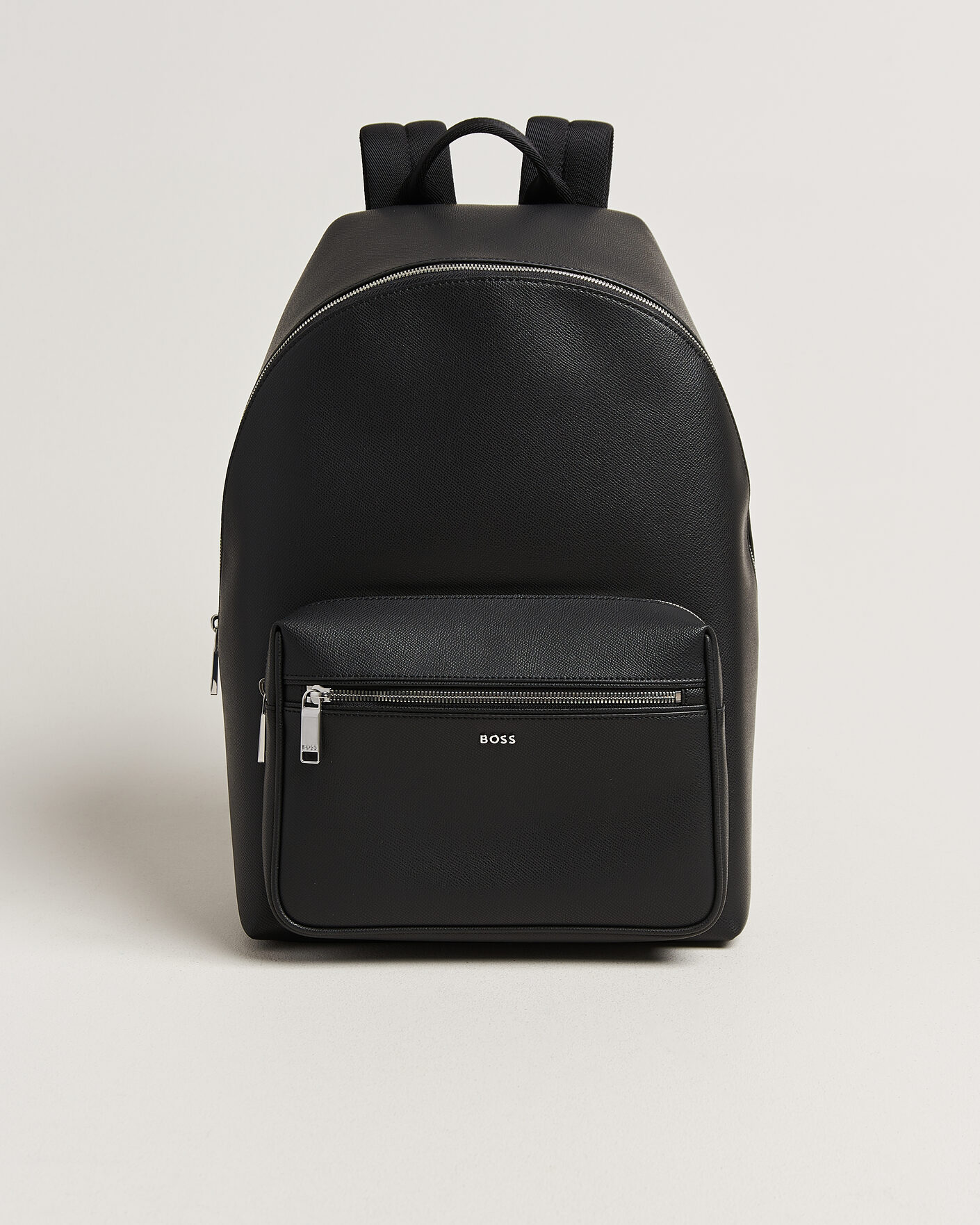 Heren | Tassen | BOSS BLACK | Daxter Leather Backpack Black