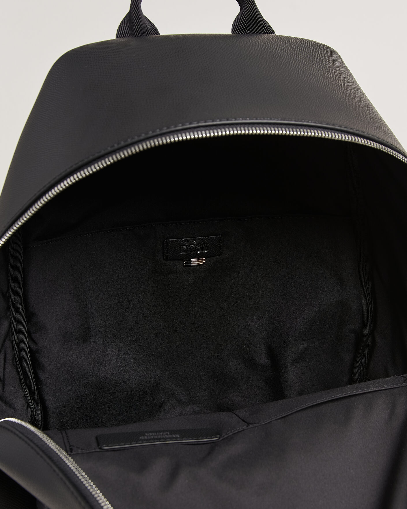 Heren | Tassen | BOSS BLACK | Daxter Leather Backpack Black