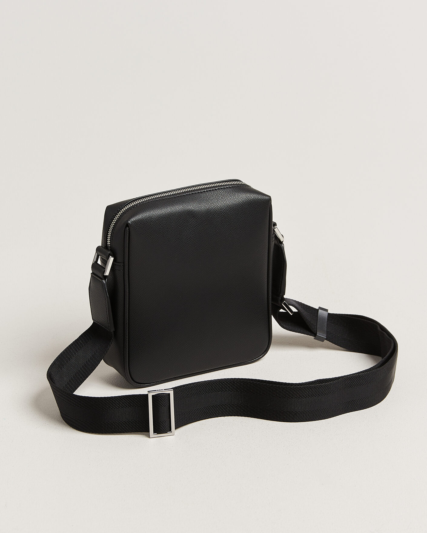 Heren | Tassen | BOSS BLACK | Daxter Leather Crossbody Bag Black