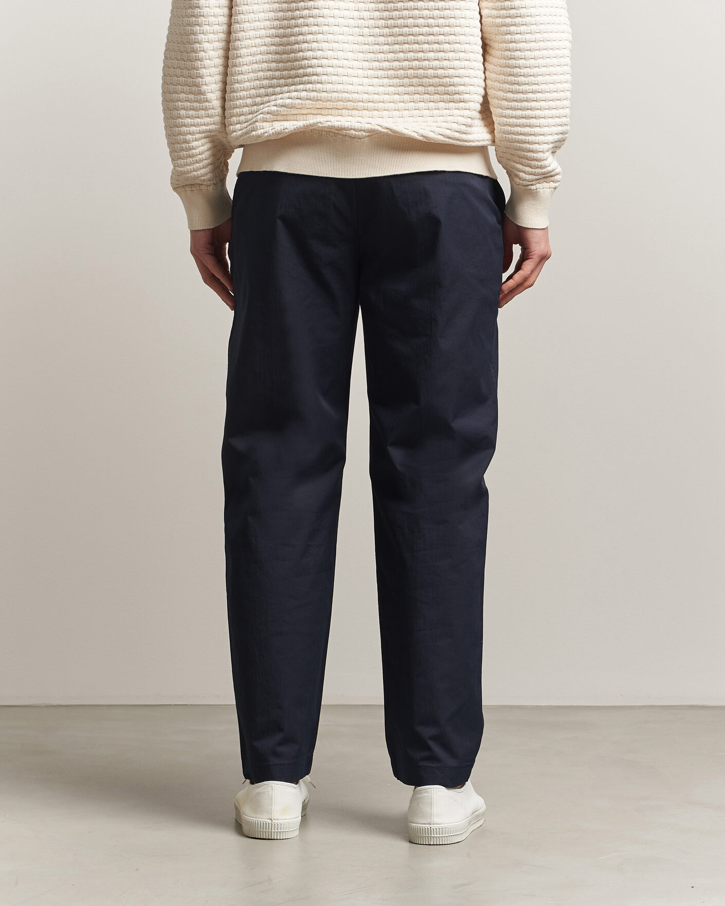 Heren | Broeken | BOSS ORANGE | Cotton Chinos Dark Blue
