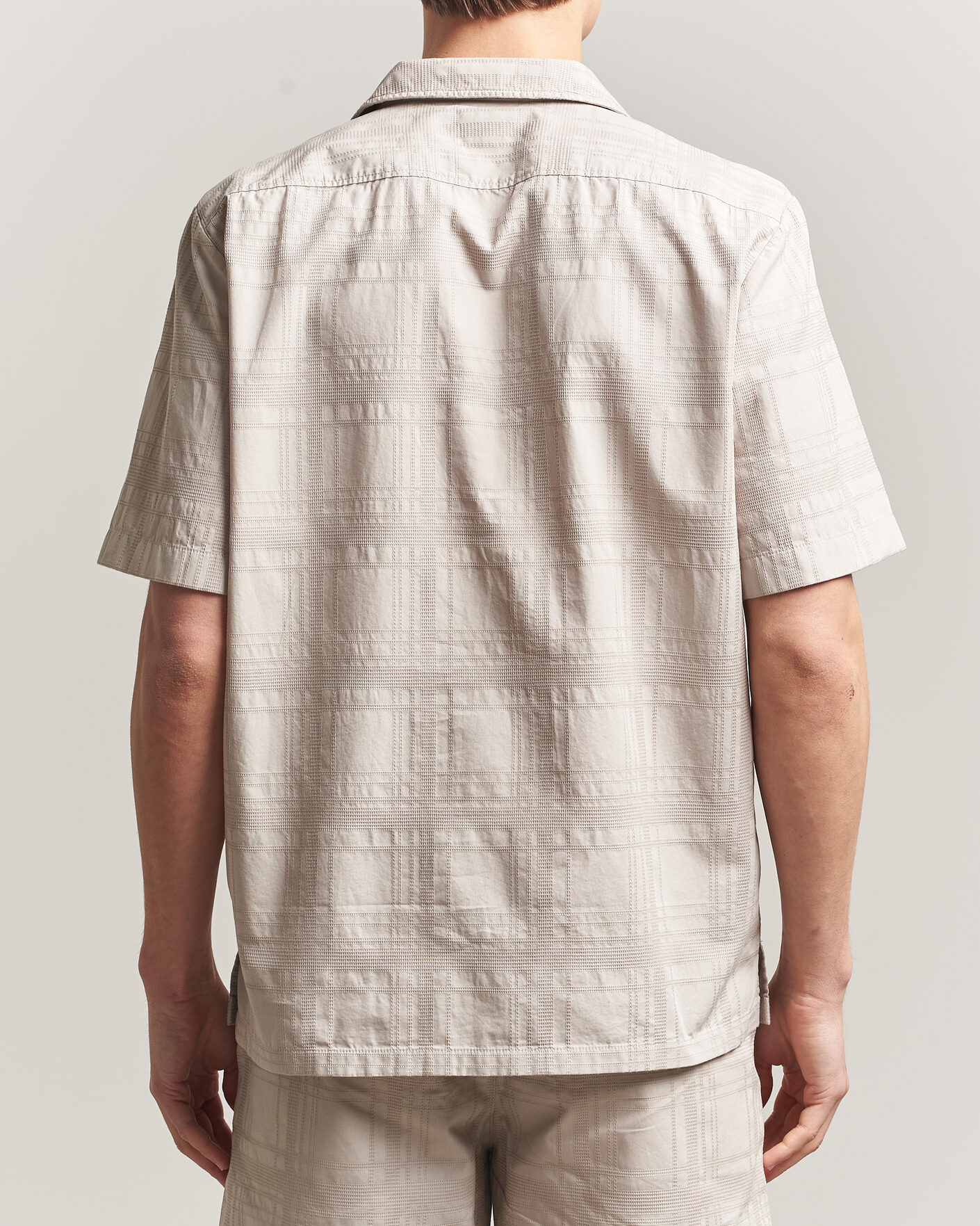 Heren | Overhemden | BOSS ORANGE | Rayer Cotton Resort Shirt Beige