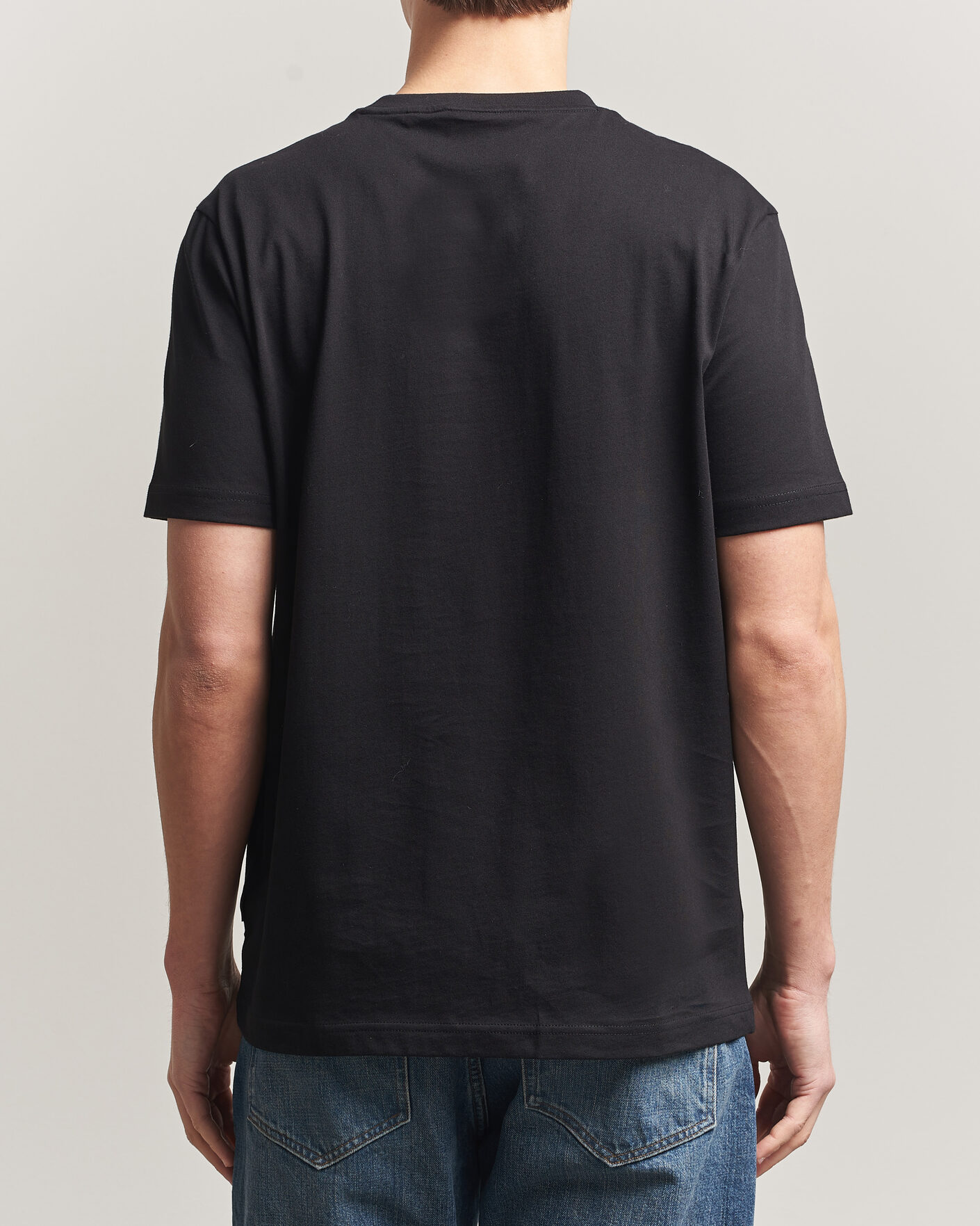 Heren | T-shirts | BOSS ORANGE | Creature Printed Crew Neck T-Shirt Black