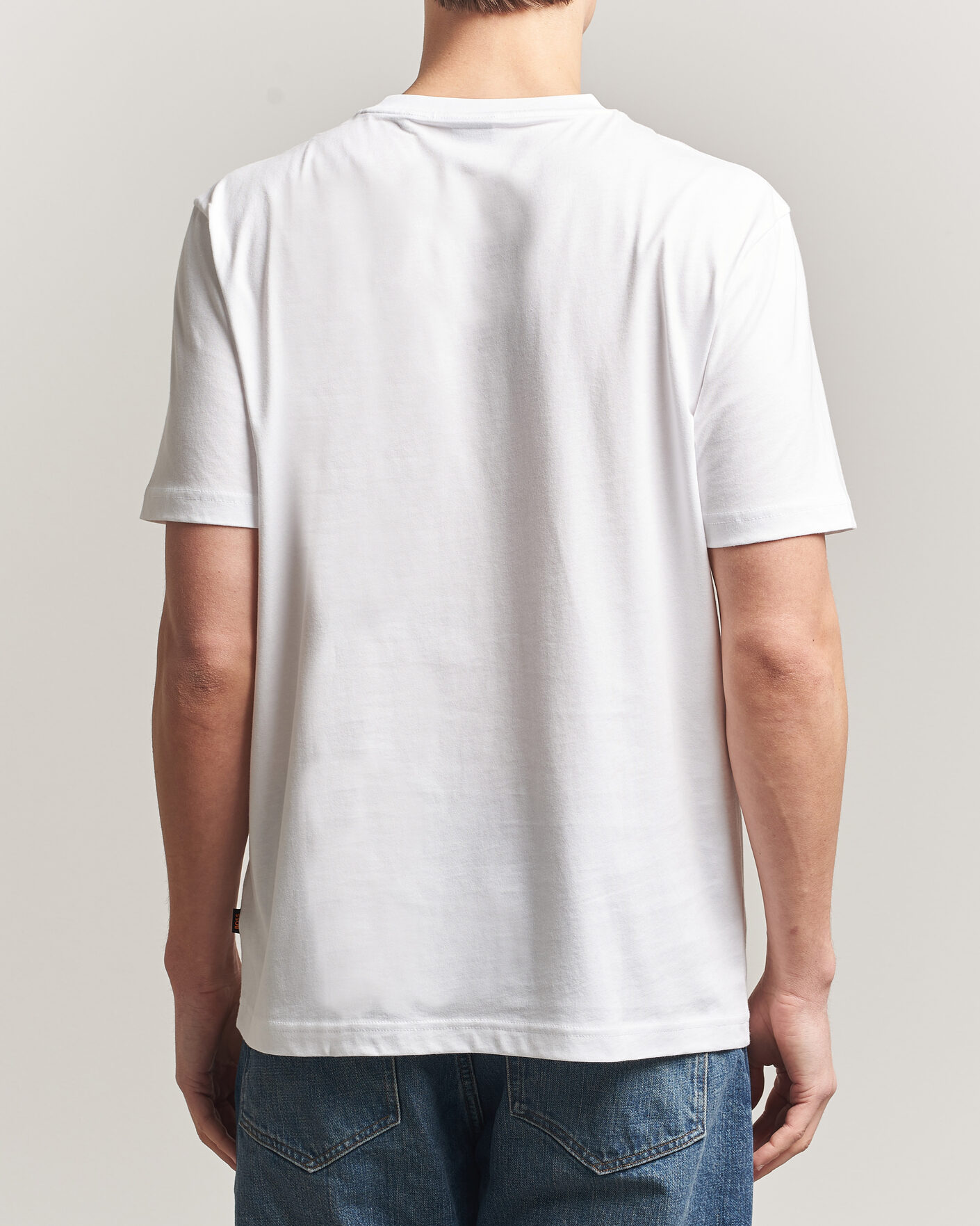 Heren | T-shirts | BOSS ORANGE | Creature Printed Crew Neck T-Shirt Natural