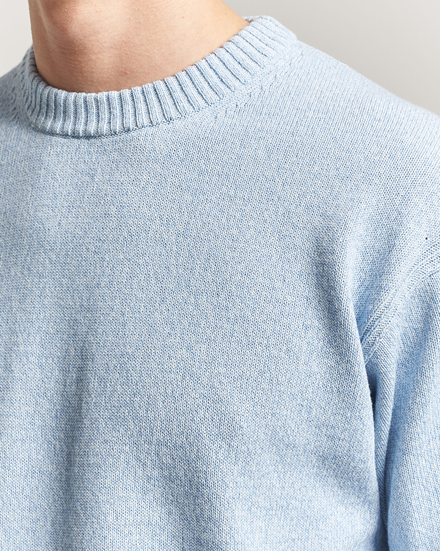 Heren | Truien | BOSS ORANGE | Kerlino Knitted Sweater Light Blue