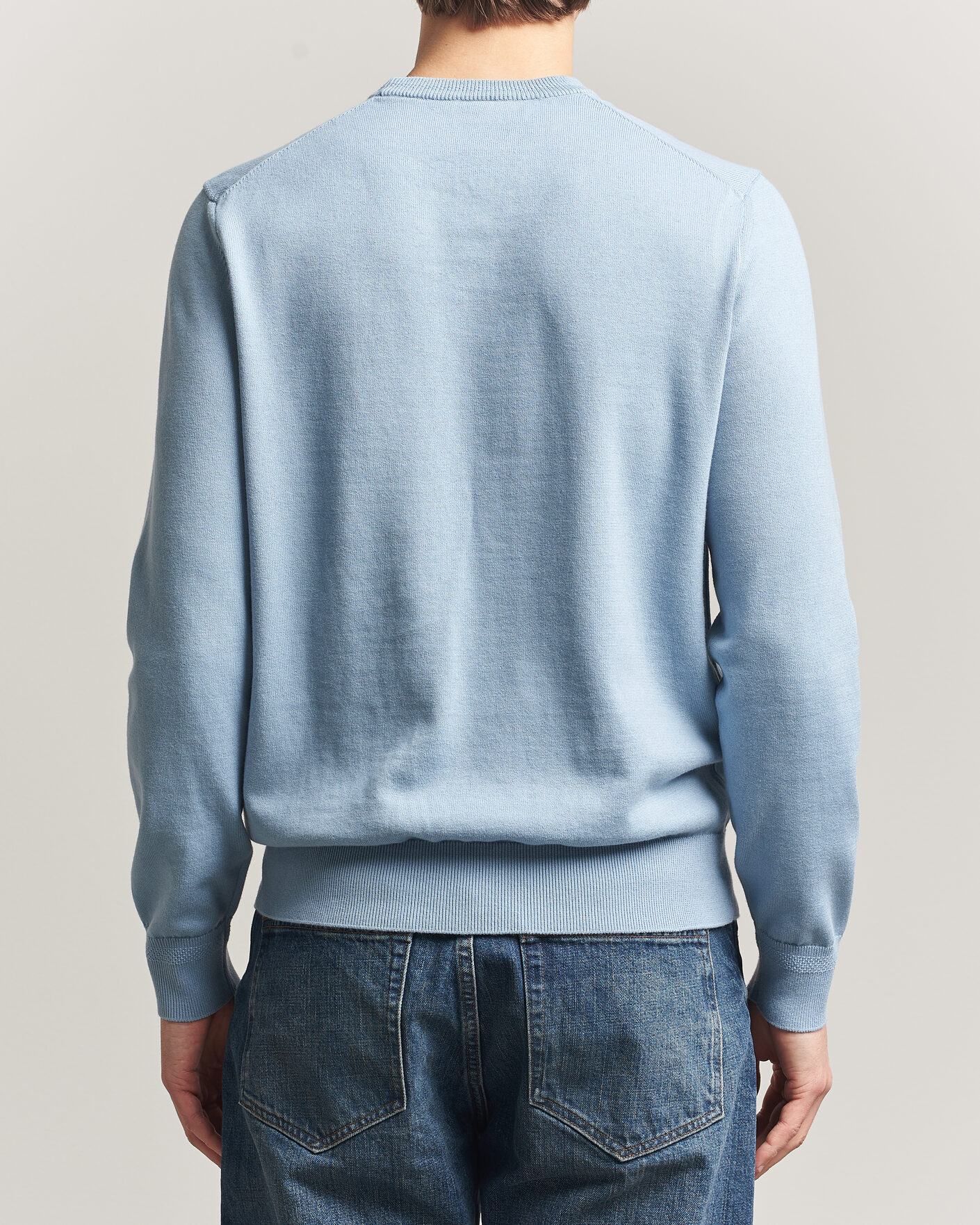 Heren | Truien | BOSS ORANGE | Kanovano Knitted Sweater Light Blue