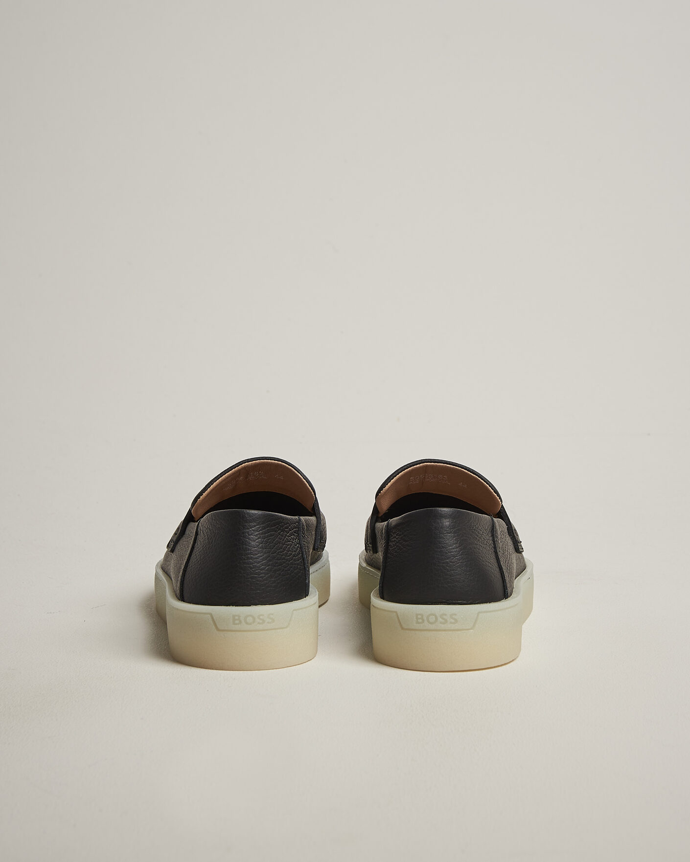 Heren | Instappers | BOSS BLACK | Randal Leather Loafer Black