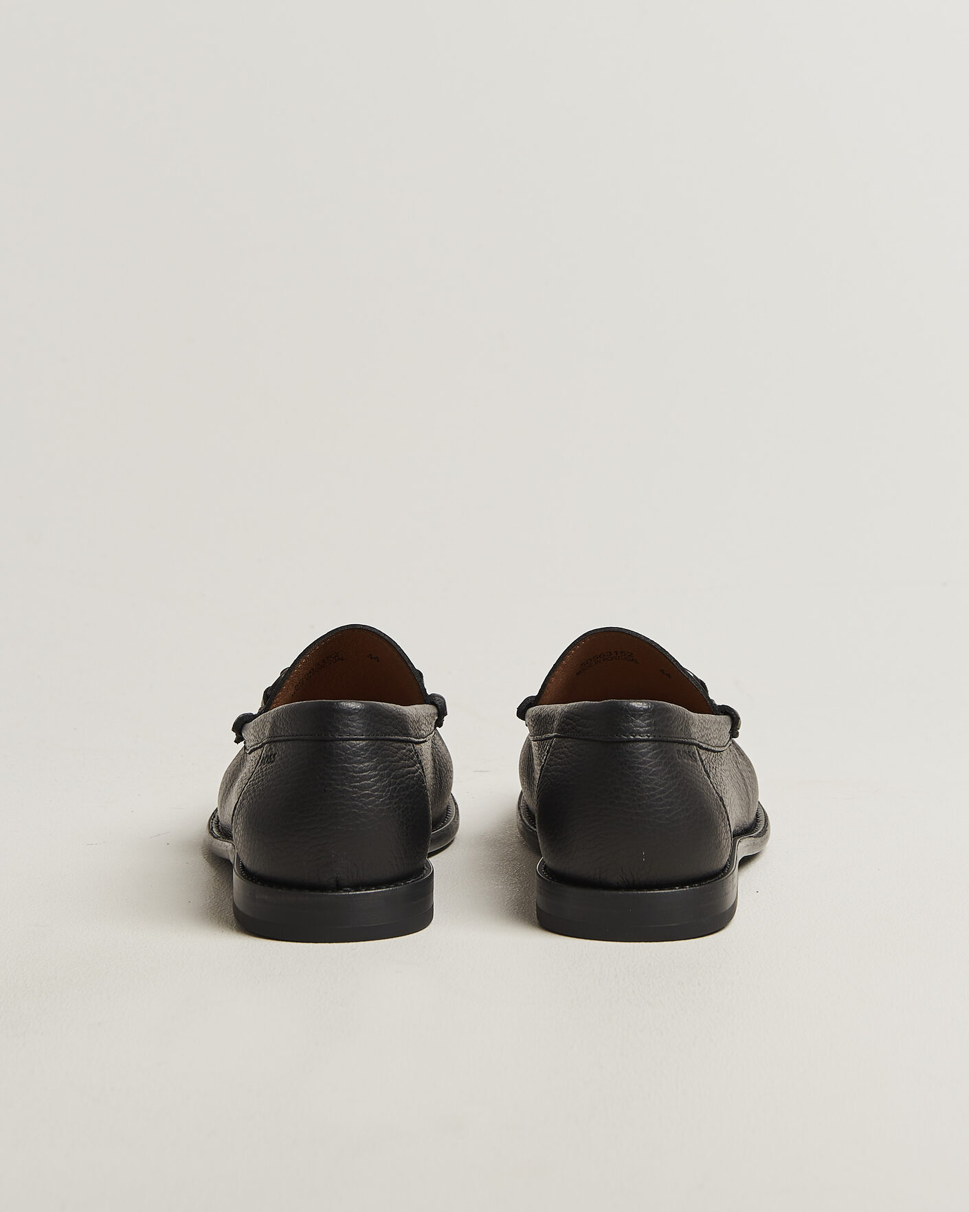 Heren | Instappers | BOSS BLACK | Tevan Leather Moccasin Black