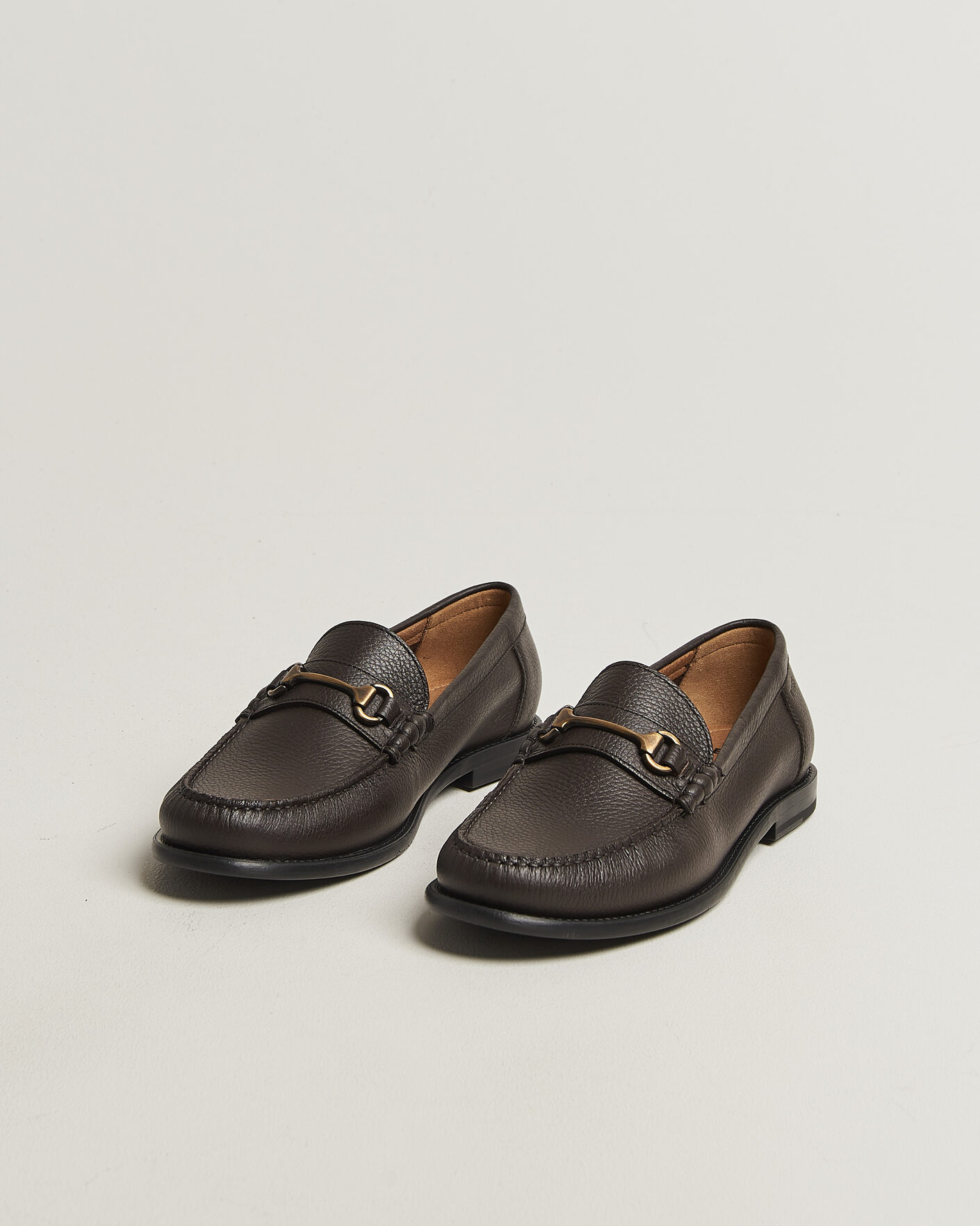 Heren | Instappers | BOSS BLACK | Tevan Leather Moccasin Dark Brown
