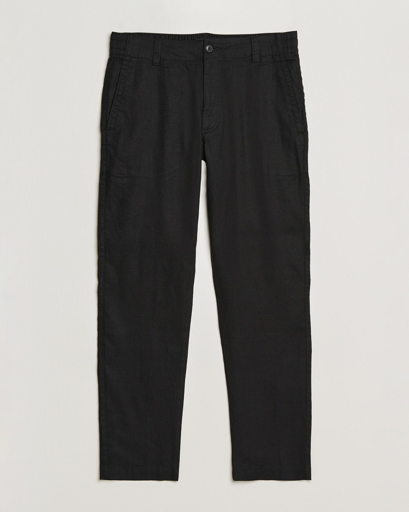 Heren | Broeken | BOSS ORANGE | Sanderson Linen Pants Black