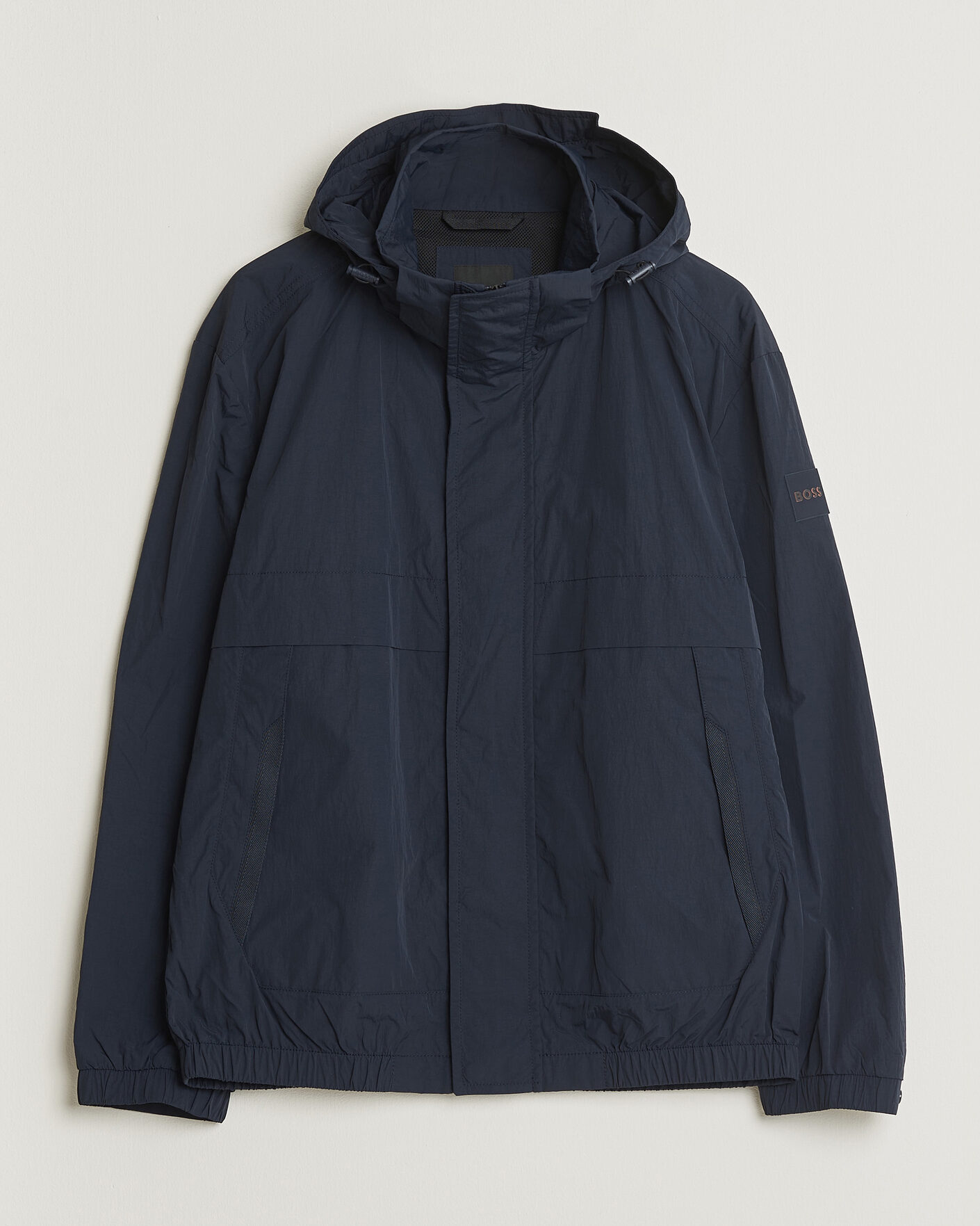 Heren | Jassen | BOSS ORANGE | Oberle Hooded Jacket Dark Blue