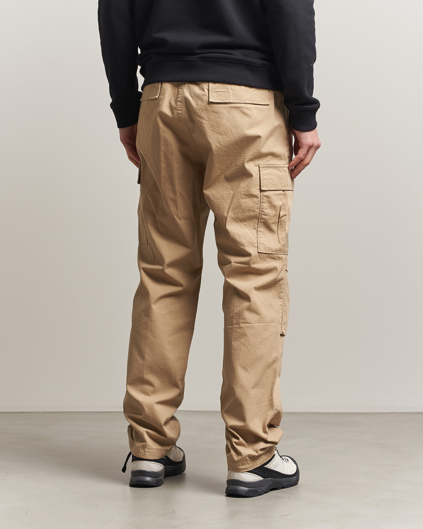 Heren | Broeken | HUGO | Gadic Cargo Drawstring Pants Medium Beige